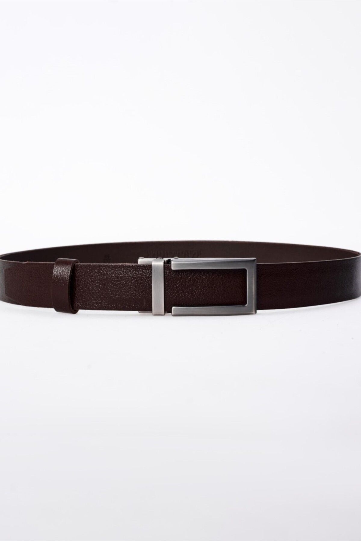 derikem-100% Genuine Buffalo Leather Classic Men's Belt with Automatic Buckle Without Holes 3
