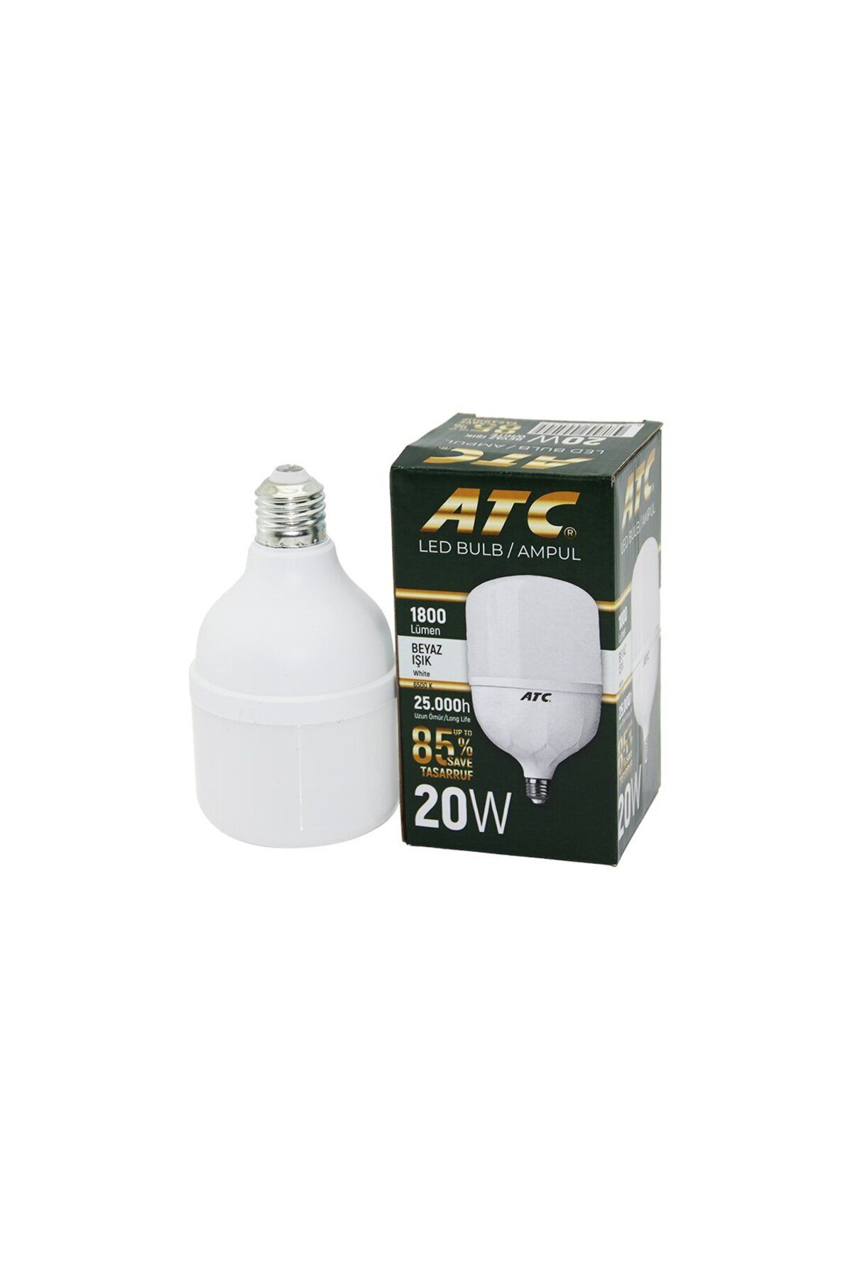 Afrodit Giyim ATC-LW-20W  20W E27 TORCH LED BULB AMPUL BEYAZ 1800 LÜMEN - 25.000h (4767)