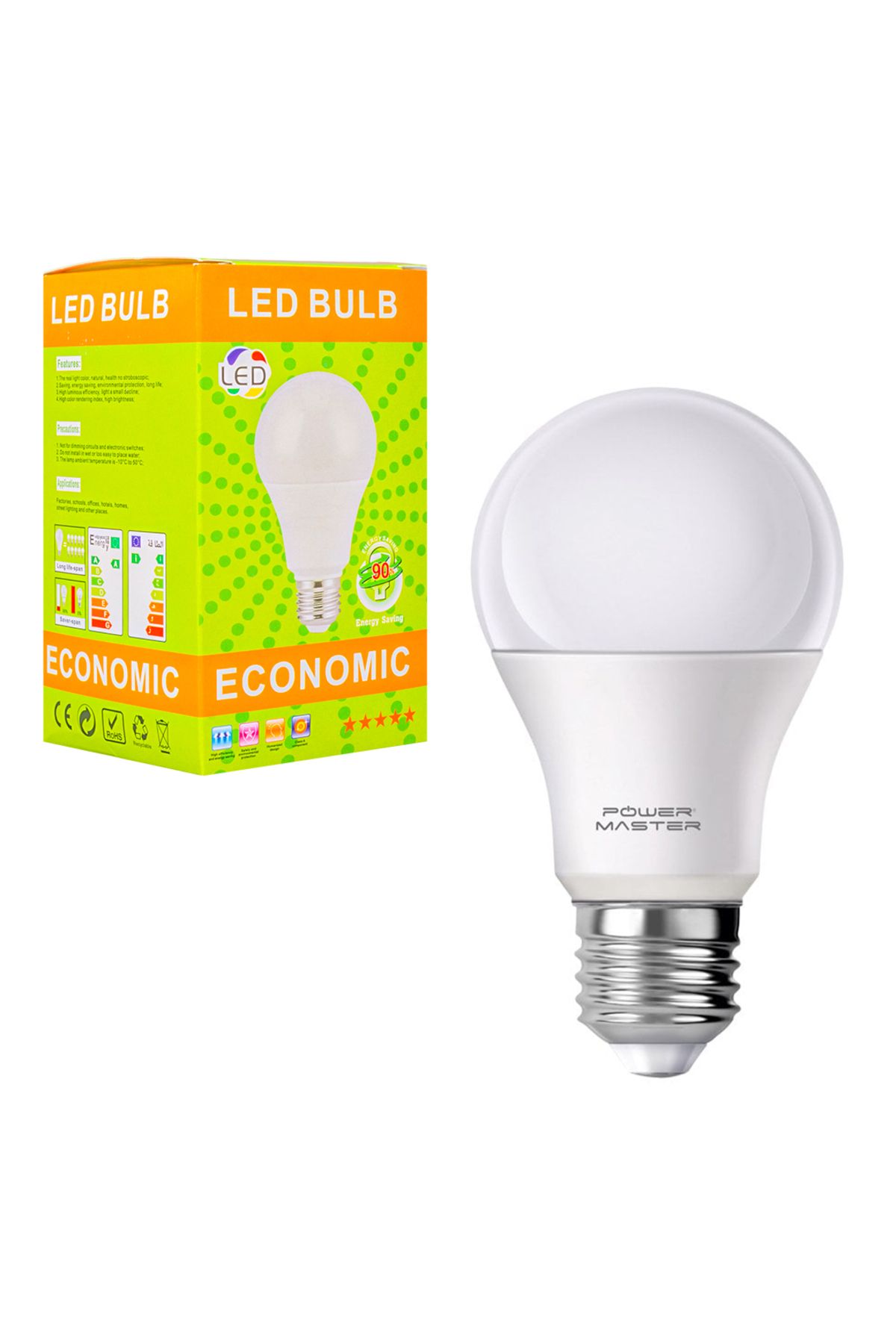 ZORROKİN E27-220V 9 WATT 6500K BEYAZ LED AMPUL (4767) - ECK7470-2902