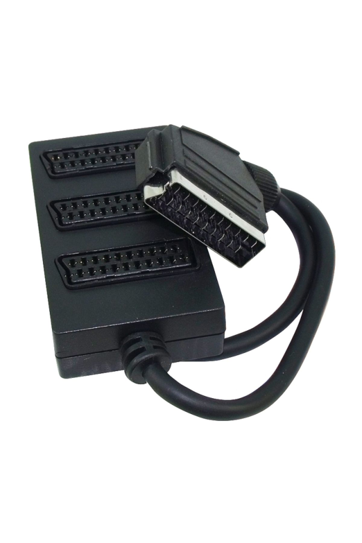 ChenSea SCART DAĞITICI 3 LÜ SİYAH (1 ERKEK - 3 DİŞİ SCART) (4767) - KFK7224-2682