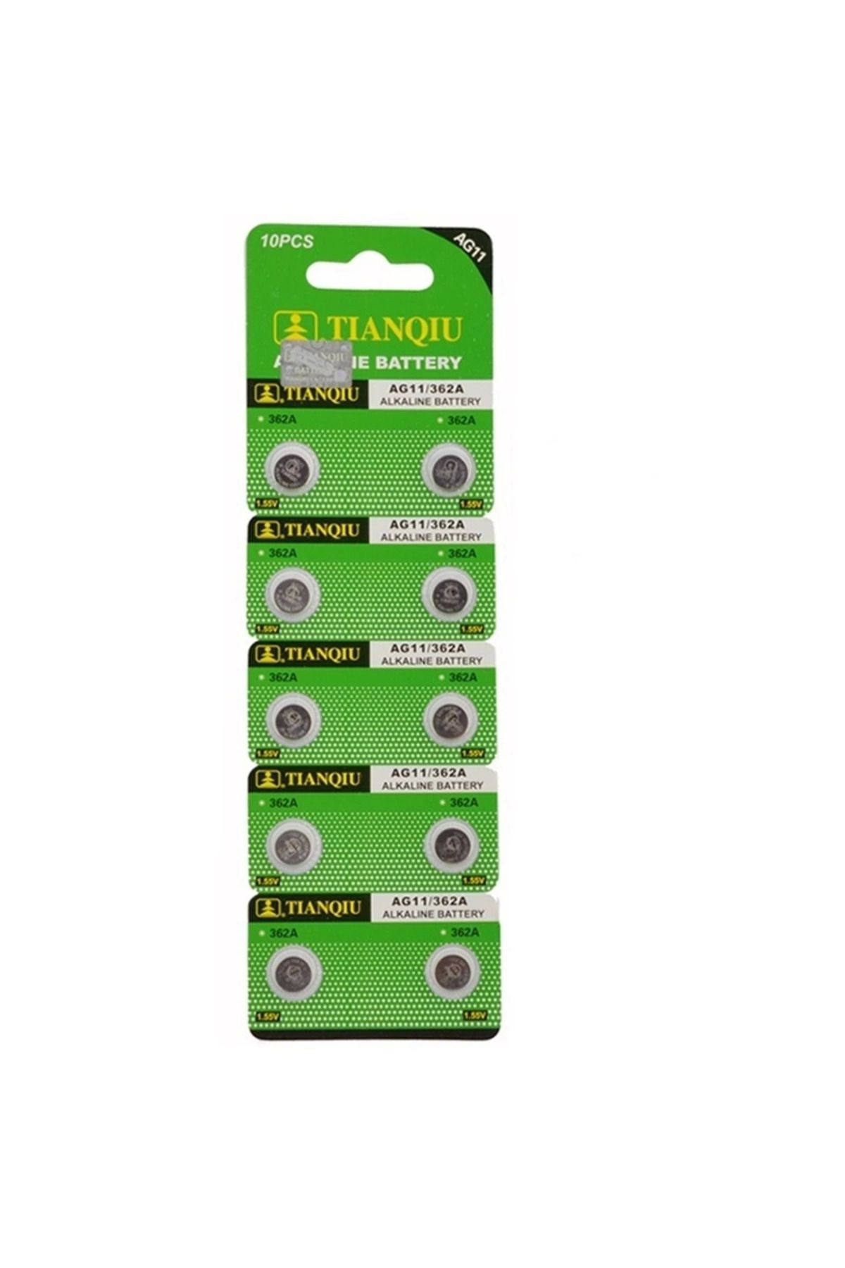 Ayaz World TıanQıu Ag11 Lr721/362 Alkalin 10'lu Düğme Pil - AYZ5677-5477