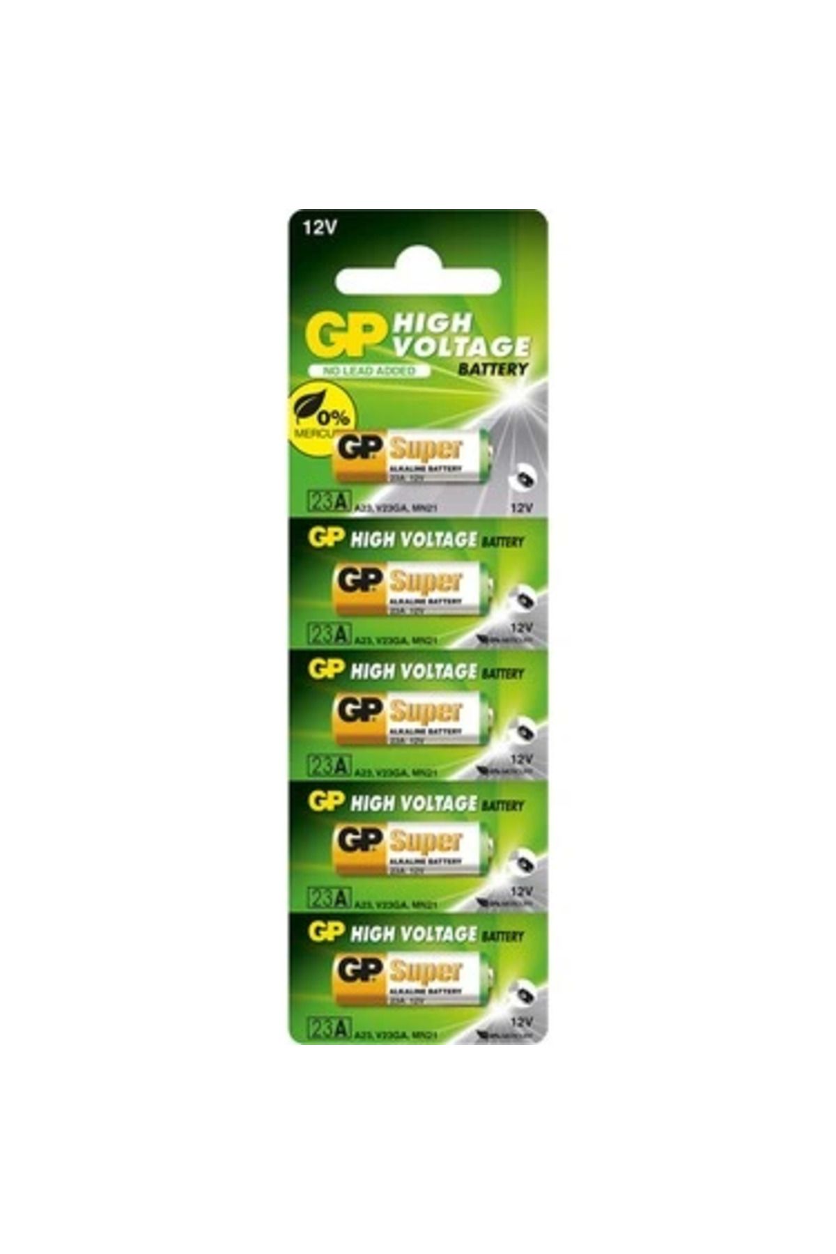 Ayaz World Gp 23a V23ga Mn21 12v Alkalin Pil Kepenk Anahtar Pili Beşli Paket - AYZ6527-7790