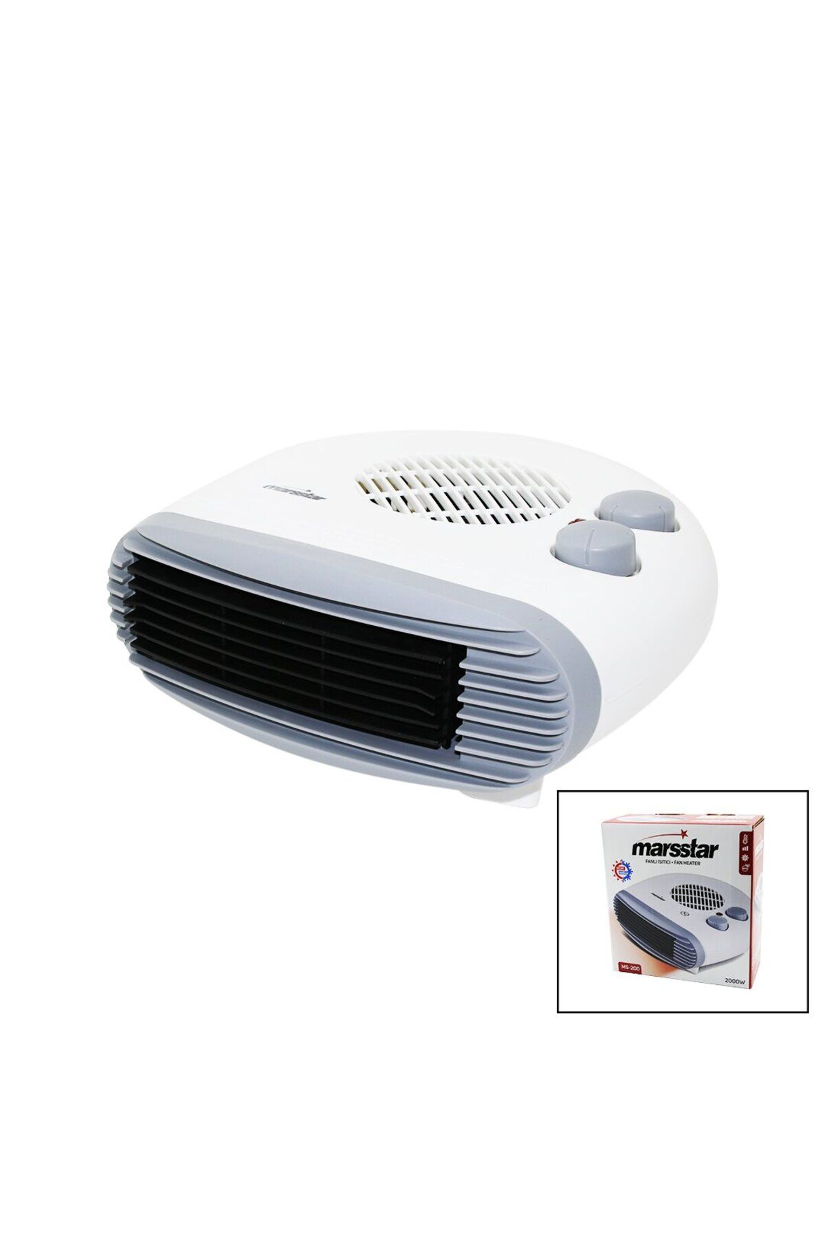 feifei 2IN1 = SICAK - SOĞUK TURBO FANLI ISITICI 2 KADEME SICAK - 1 KADEME SERİN 2000W MS- - AYS5334-4461