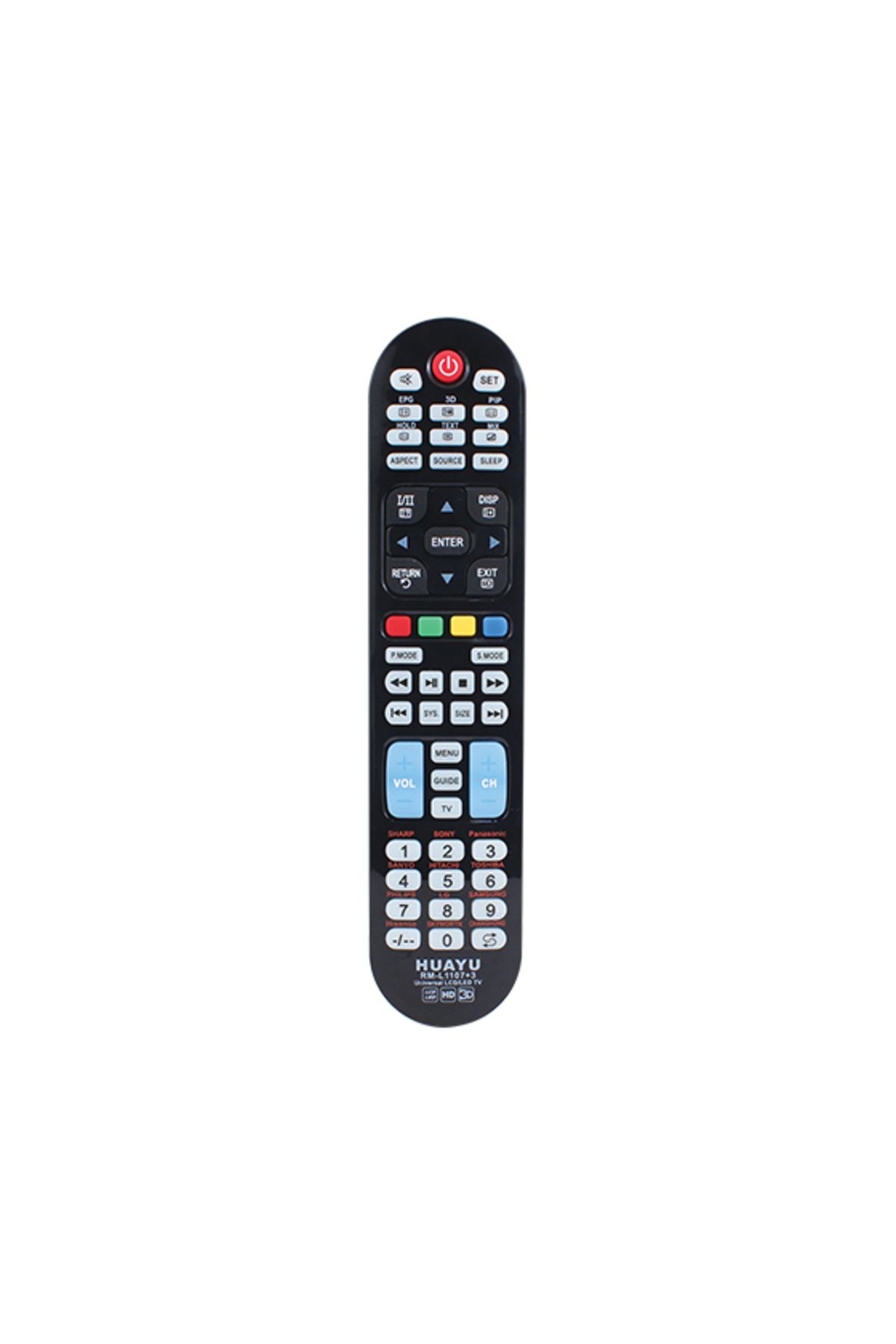 İsmiyle Al HUAYU RM-L1107+8 3D UNIVERSAL LCD-LED TV KUMANDA (4767) - ISL7359-6117