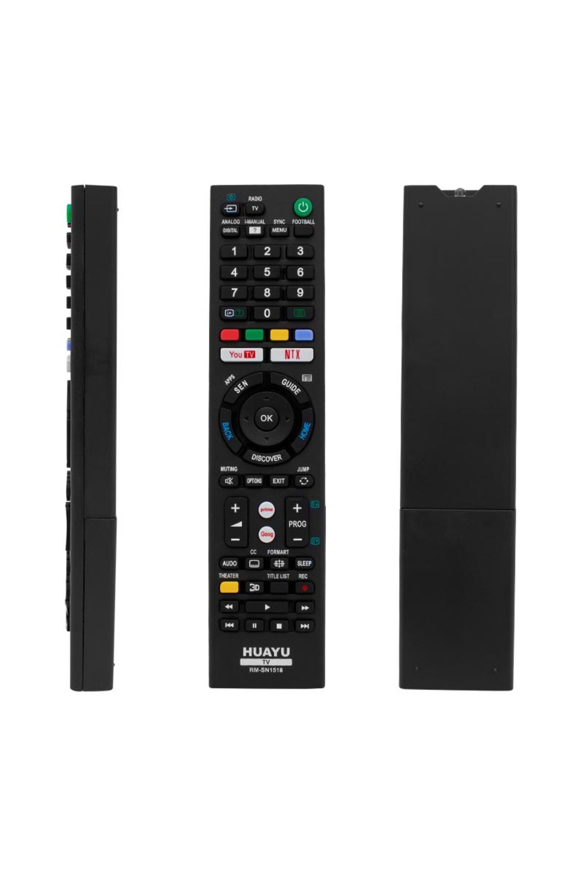 mudikonsept HUAYU KL RM-SN1518 SONY NETFLIX- YOUTUBE TUŞLU UNIVERSAL LCD-LED TV KUMANDA (4767) - MDE1710-4975