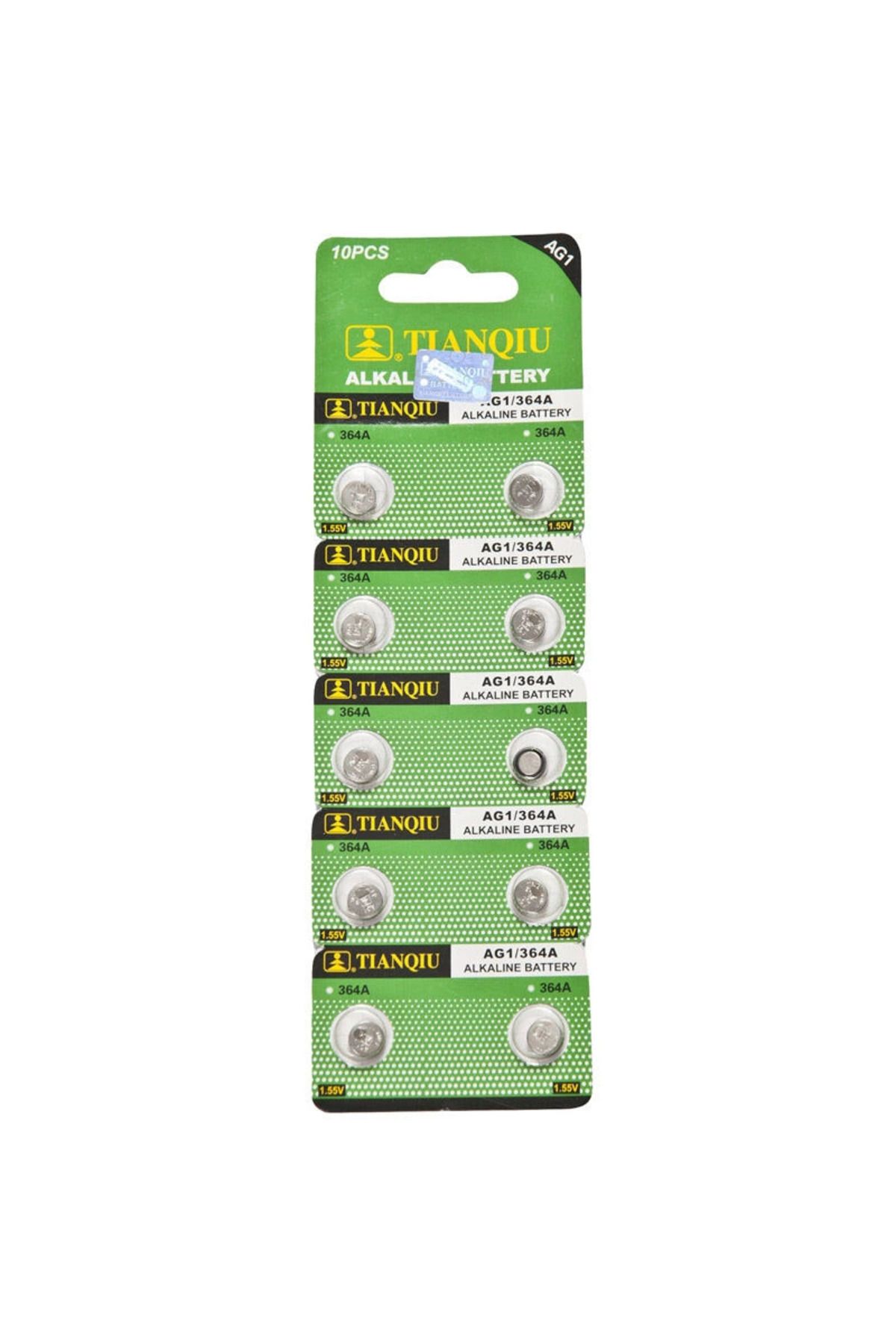 Ayaz World TıanQıu Ag1 Lr621/364 Alkalin 10'lu Düğme Pil - AYZ1738-6405