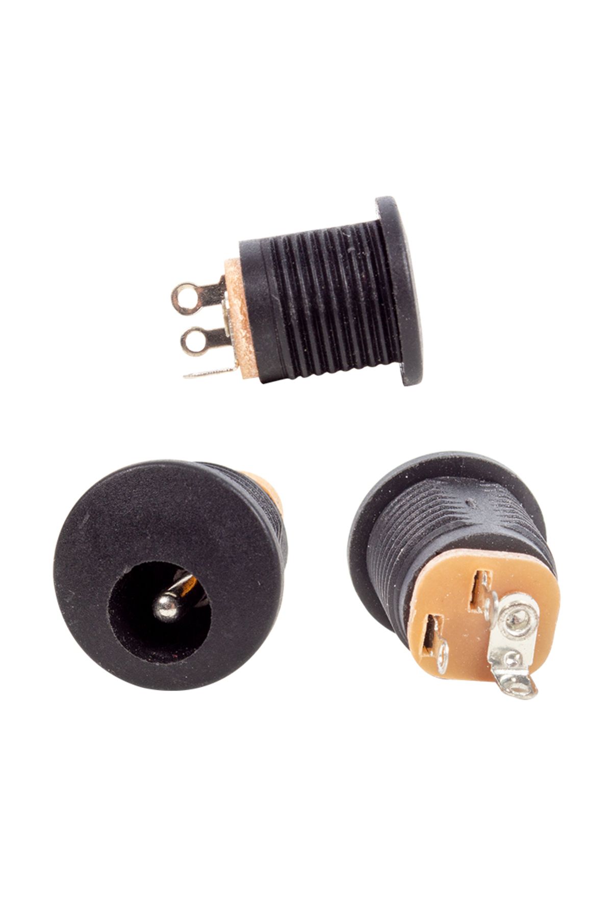 Take and Happy Adaptör Fişi Yuvarlak Somunlu Şase 2.1mm (IC-257) (4767)