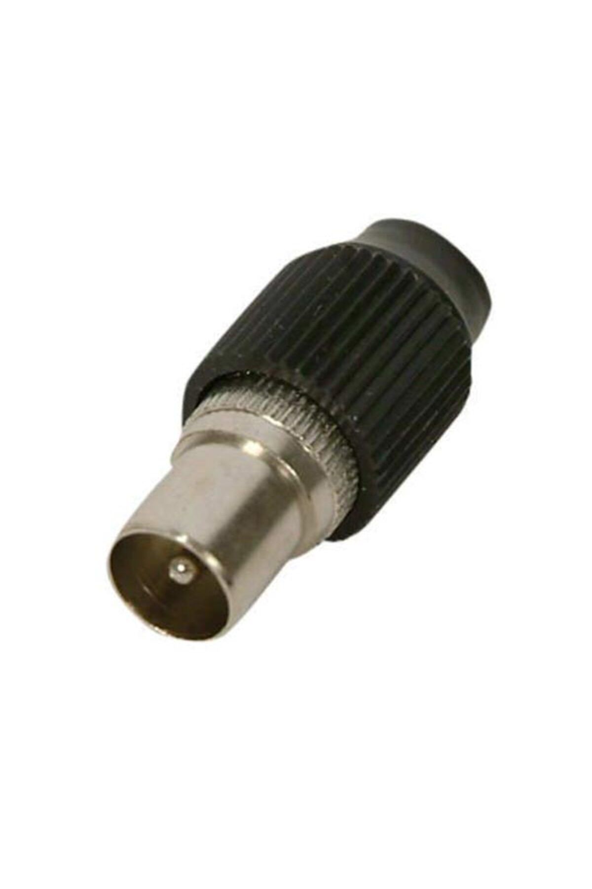 Mobil Dünyası 60 OHM ANTEN TV FİŞİ İTHAL ERKEK SİYAH DÜZ TİP (100 AD) ELEKTROMER (4767) - DGL1768-2658