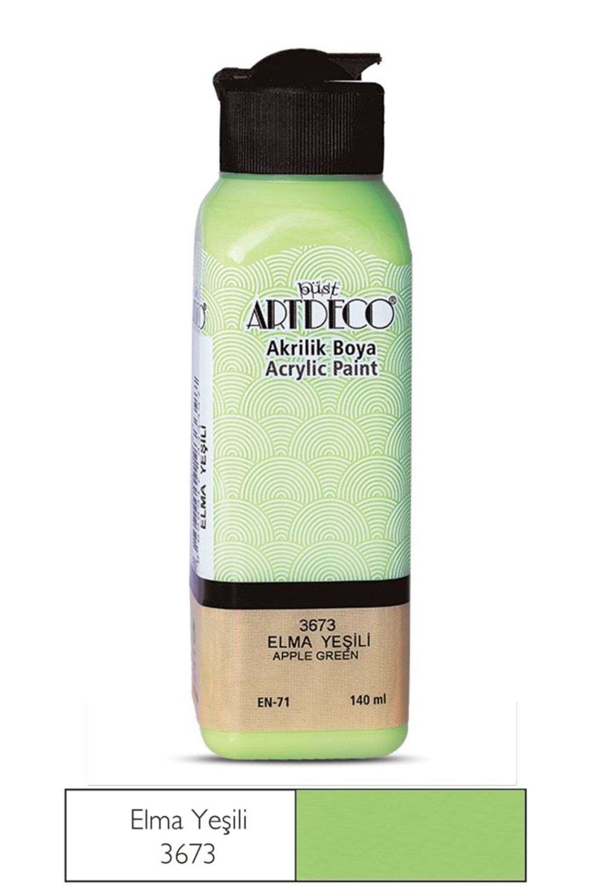 Artdeco Akrilik Boya Elma Yeşili 140 ml 3673