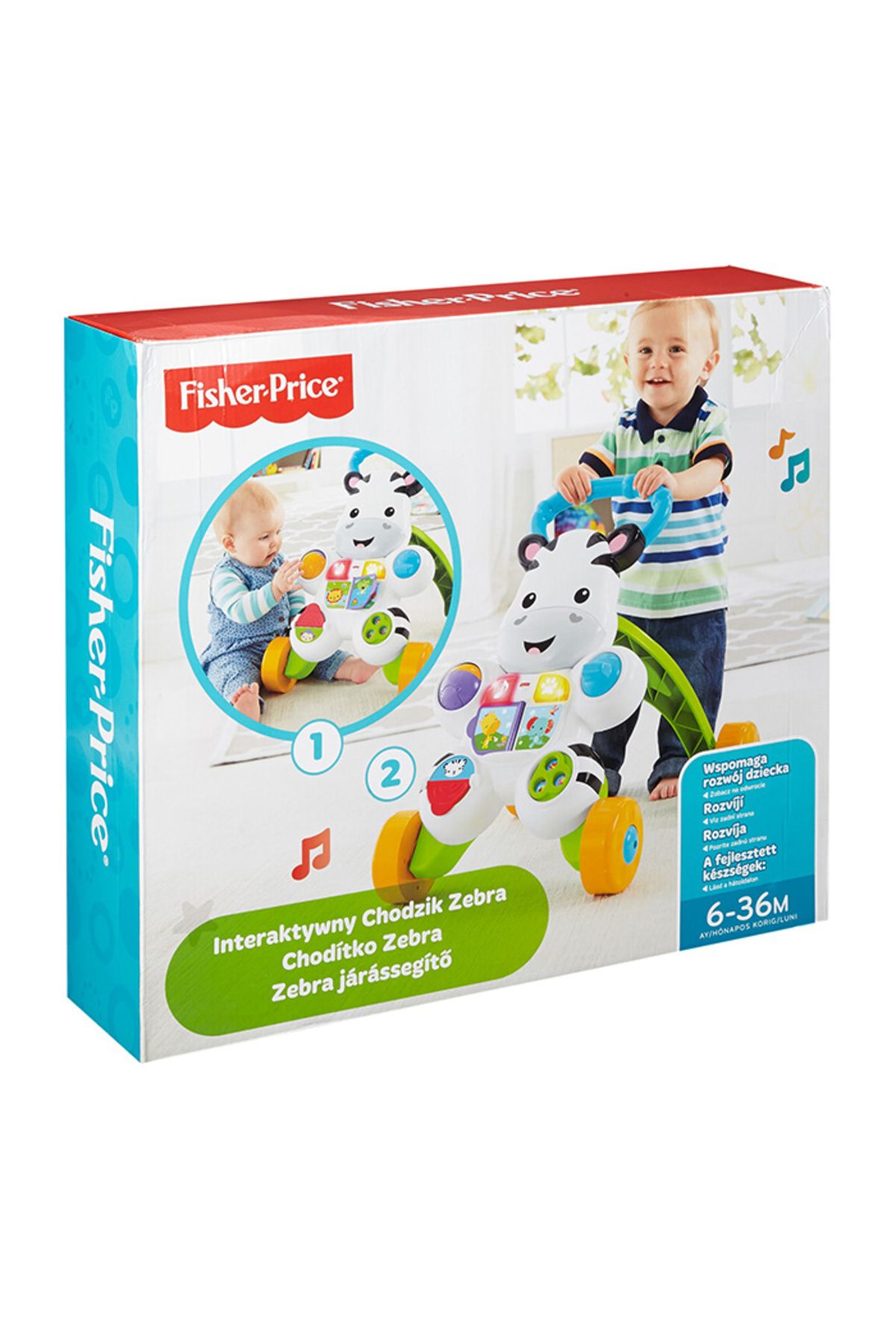 FISHER PRICE Melodili Yürüteç Zebra Dld80