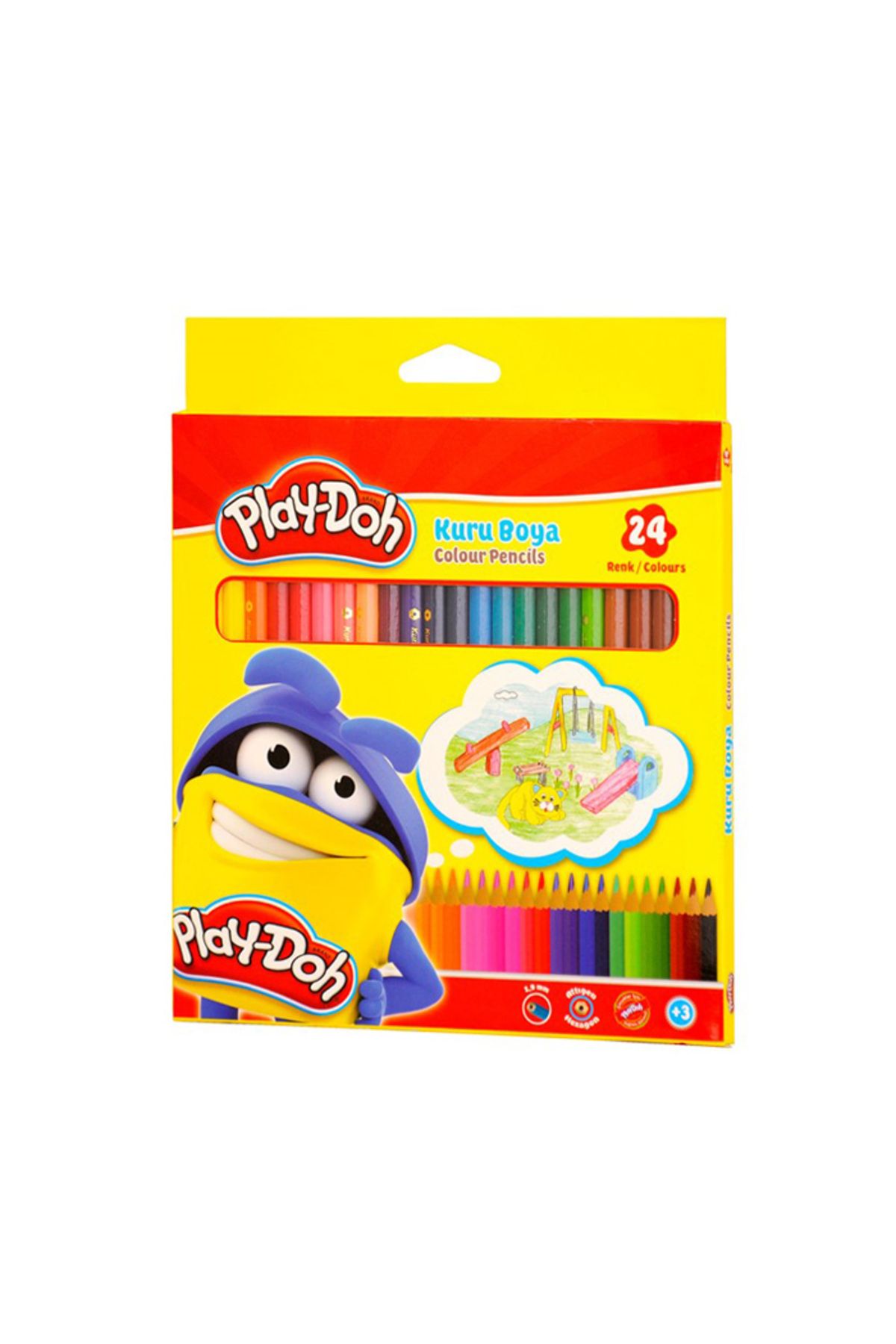 Play Doh Kuru Boya Seti 24'lü Ku003