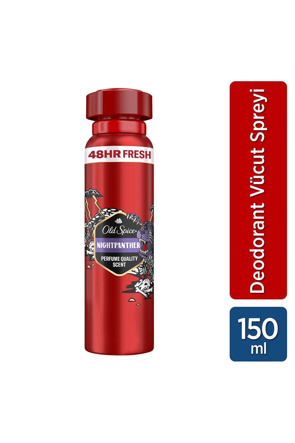 Old Spice Night Panther Erkekler Için Sprey Vücut Deodorantı 150 ml