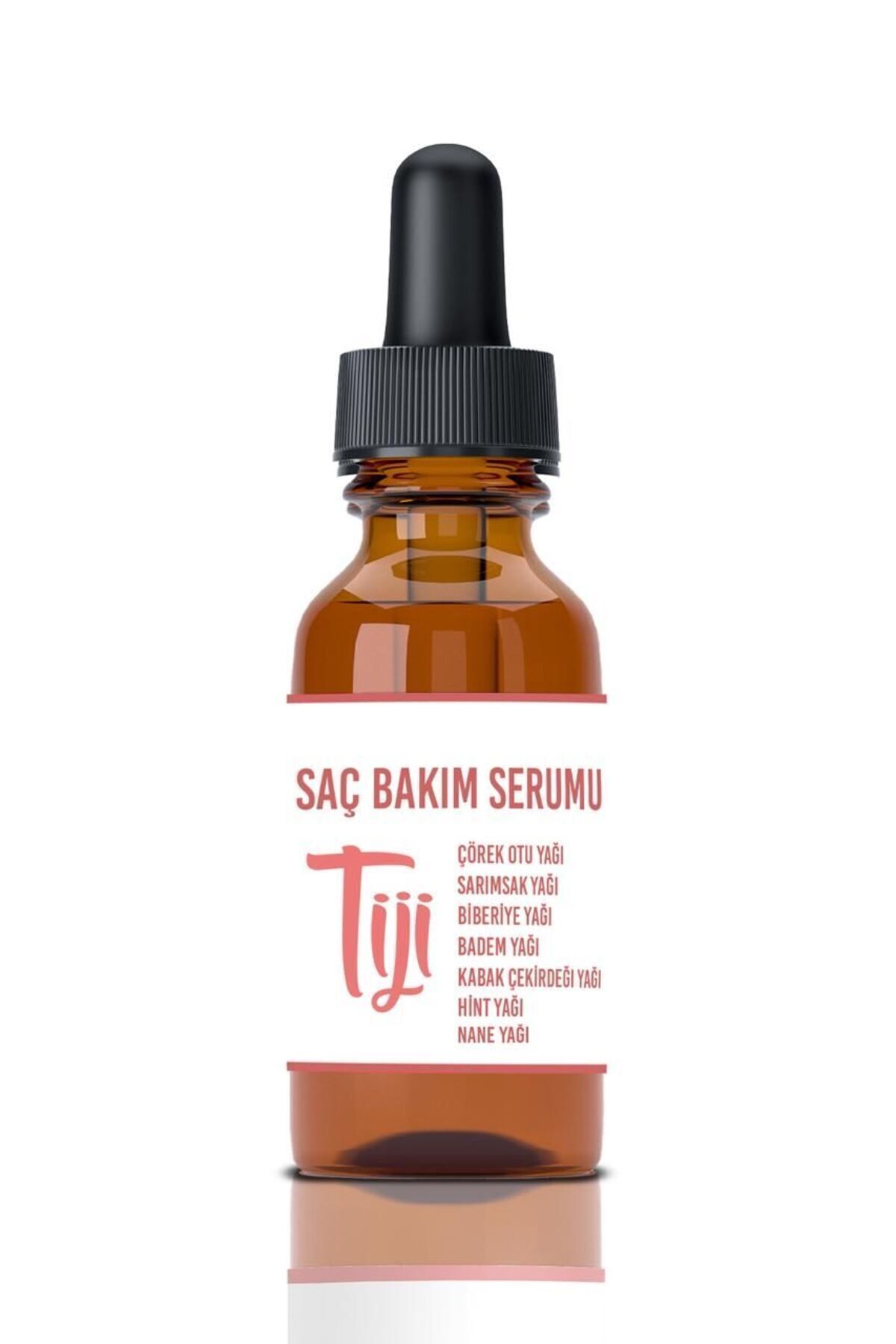 Tiji Garden Dökülme Karşıtı Saç Çıkaran Serum 20ml ( Biberiye Sarımsak Çörekotu Badem Nane Kabak Çekirdeği Hint)-3