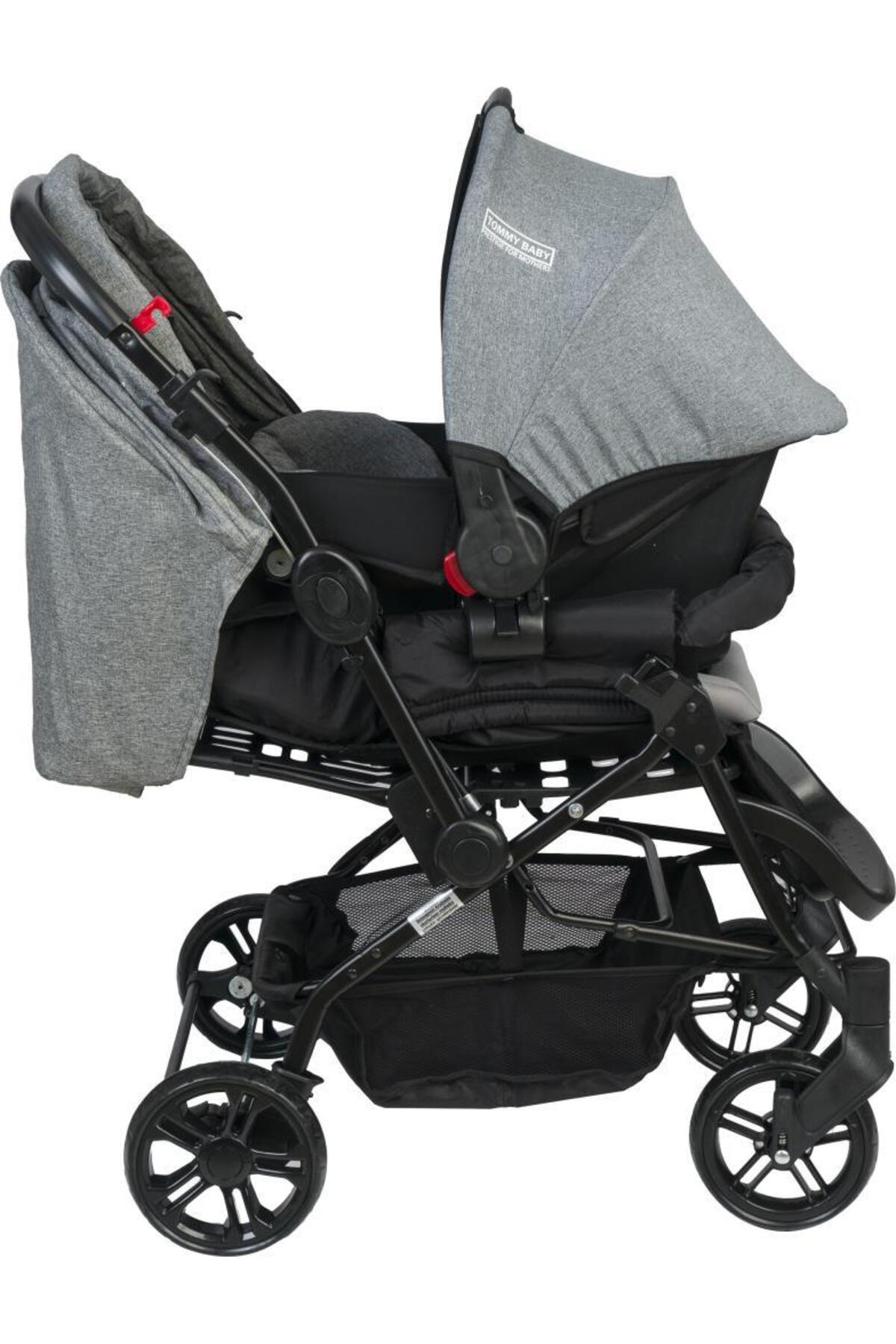 Tommybaby Elegant Travel Çift Yönlü Bebek Arabası Seyahat Sistem Puset fotoğrafı 3 (önizleme)