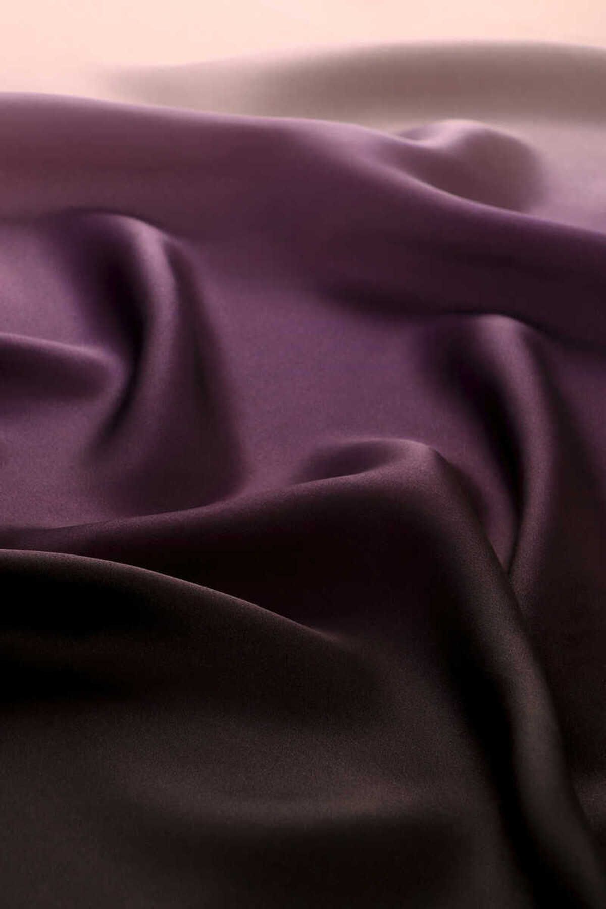 Bursa İpek-Plum Lilac Gradient Sura Silk Scarf 2