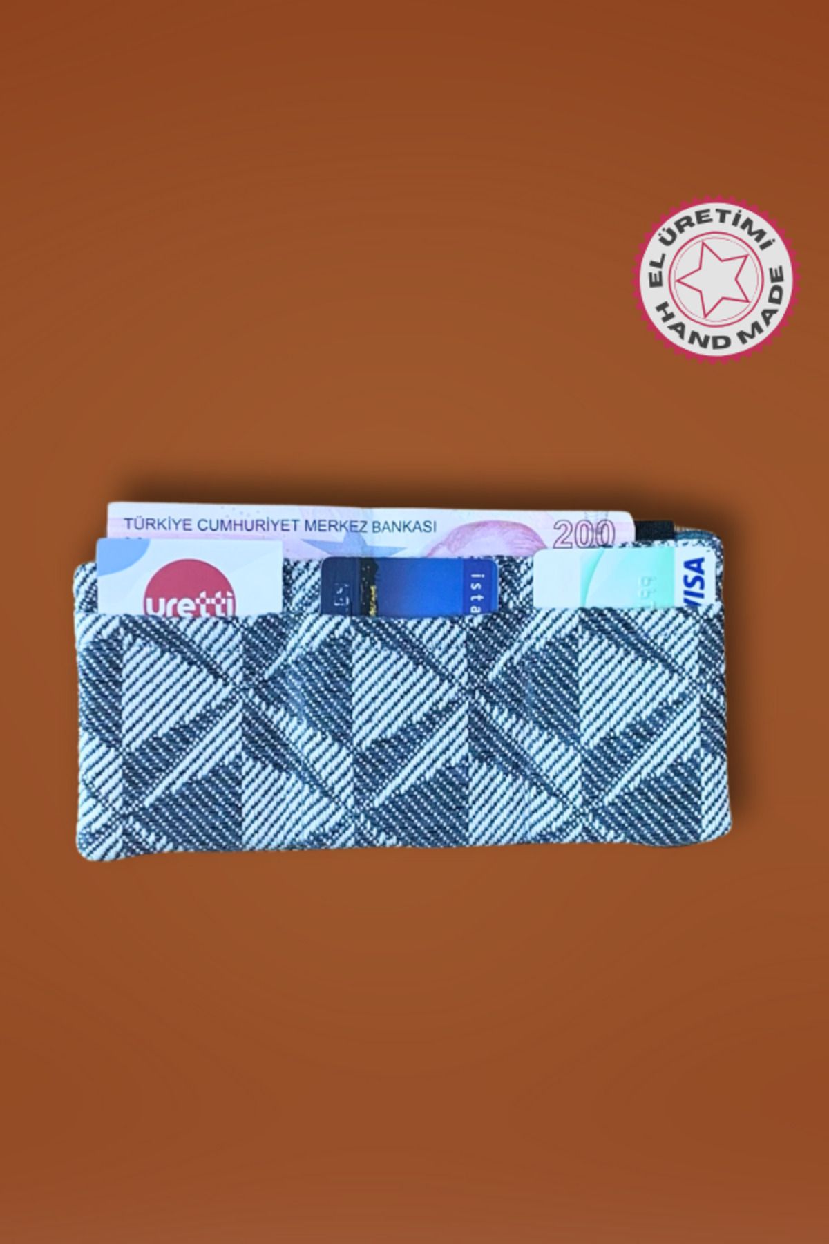 Uretti-- Saime 7243 Handmade Women's / Men's Card Holder - Wallet 1