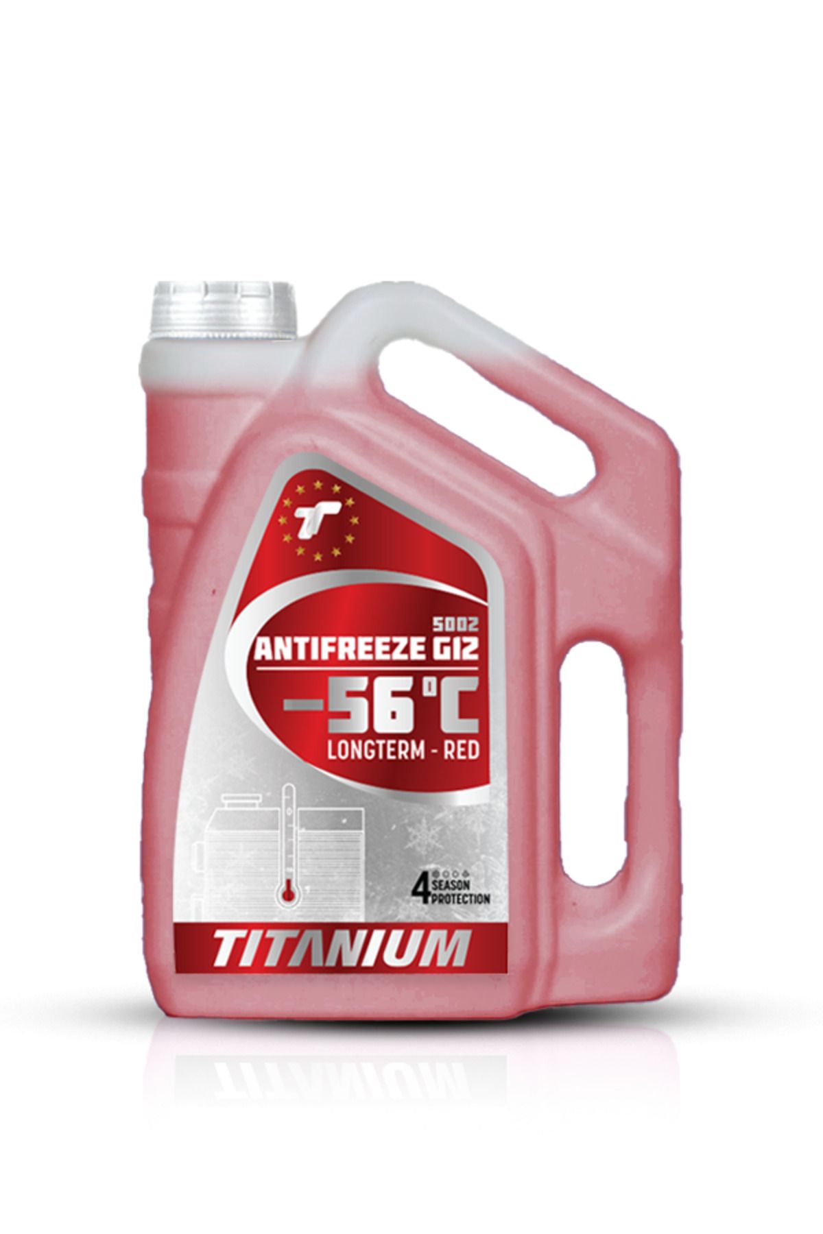 Titanium ANTİFRİZ TT5002-3 TİTANİUM ANTİFREEZE G12 LONGTERM-RED -56C° 3L