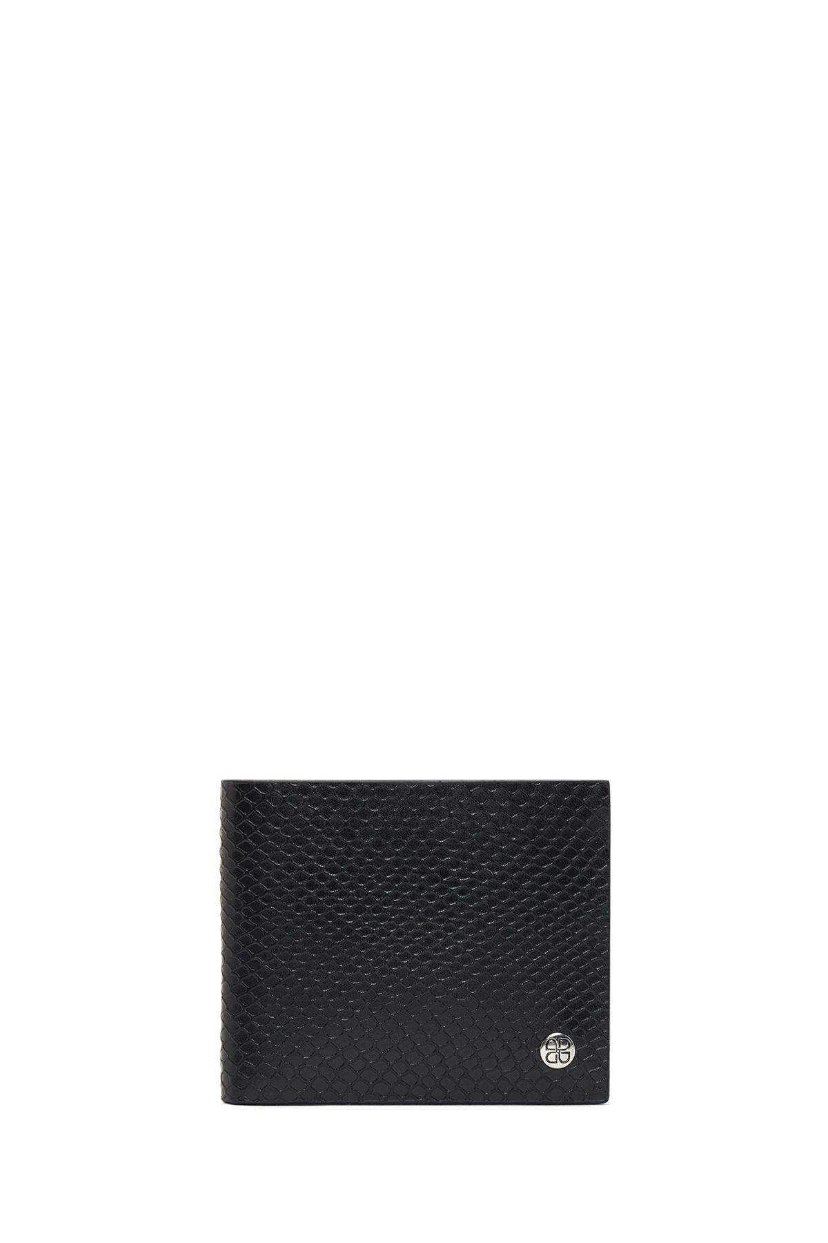 Derimod-Black Leather Men's Wallet - 000a2d308326 2