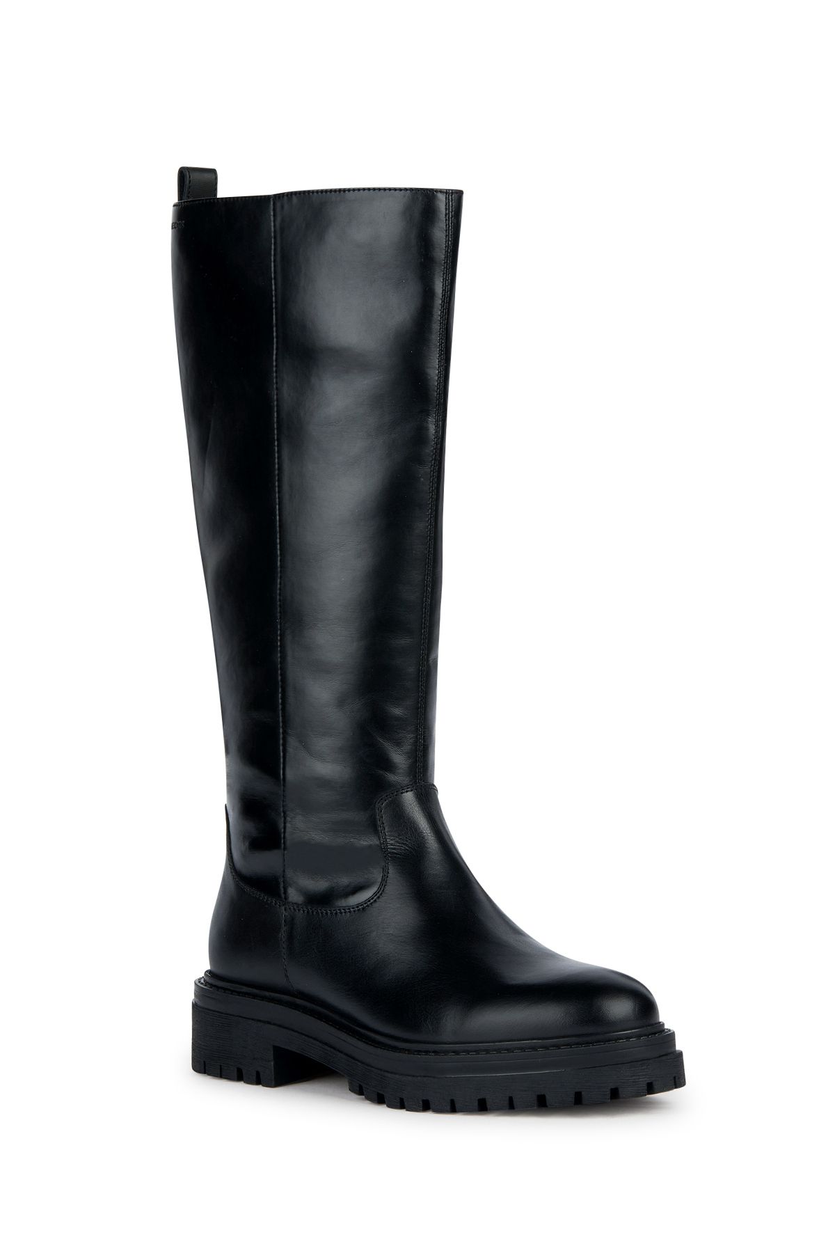 Geox-Women's Black Iridea Leather Boots D04Hrg0Bc43C9999 4