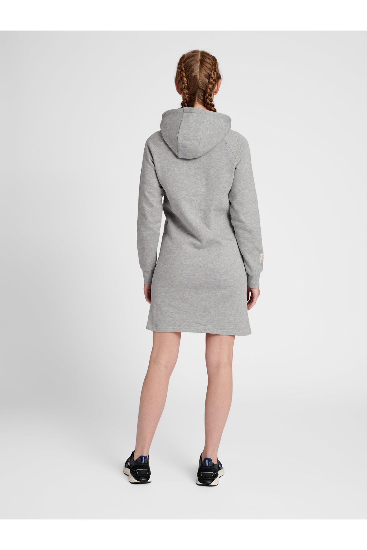 Hummel Sweat Dress Woman – Langes Sweatkleid Mit Kapuze Aus Bio-Baumwolle, Weich & Kuschelig