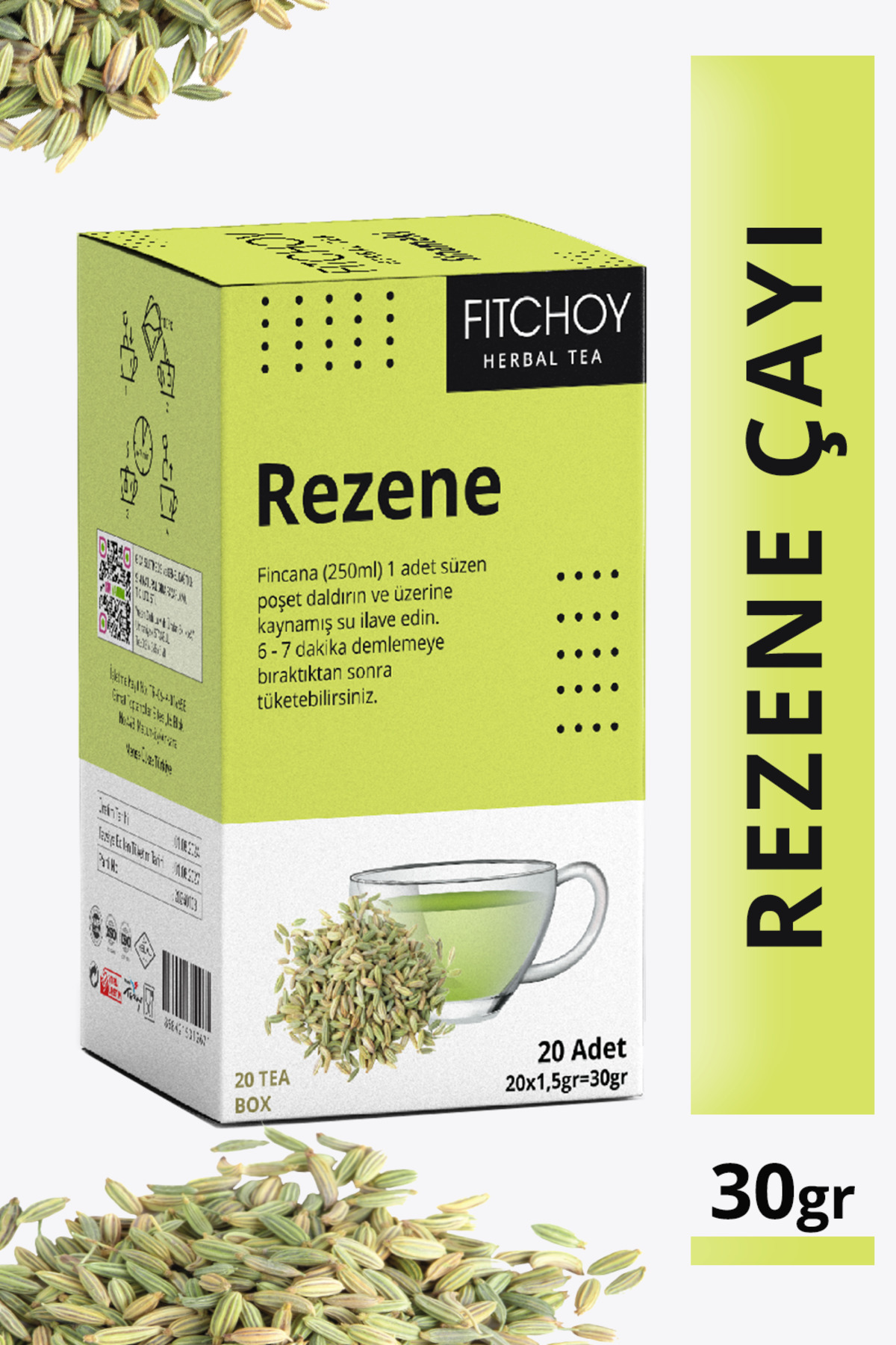 Fitchoy-20 Pieces Fennel Tea 1