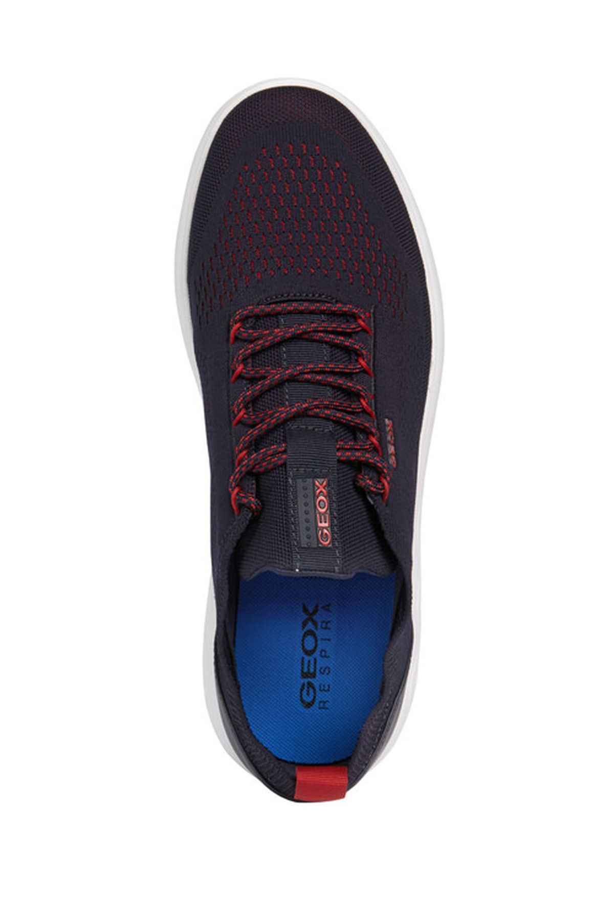 Geox-Navy Blue Spherica Men's Sneakers - Lace-up Fabric, U15bya0006kc4064 6