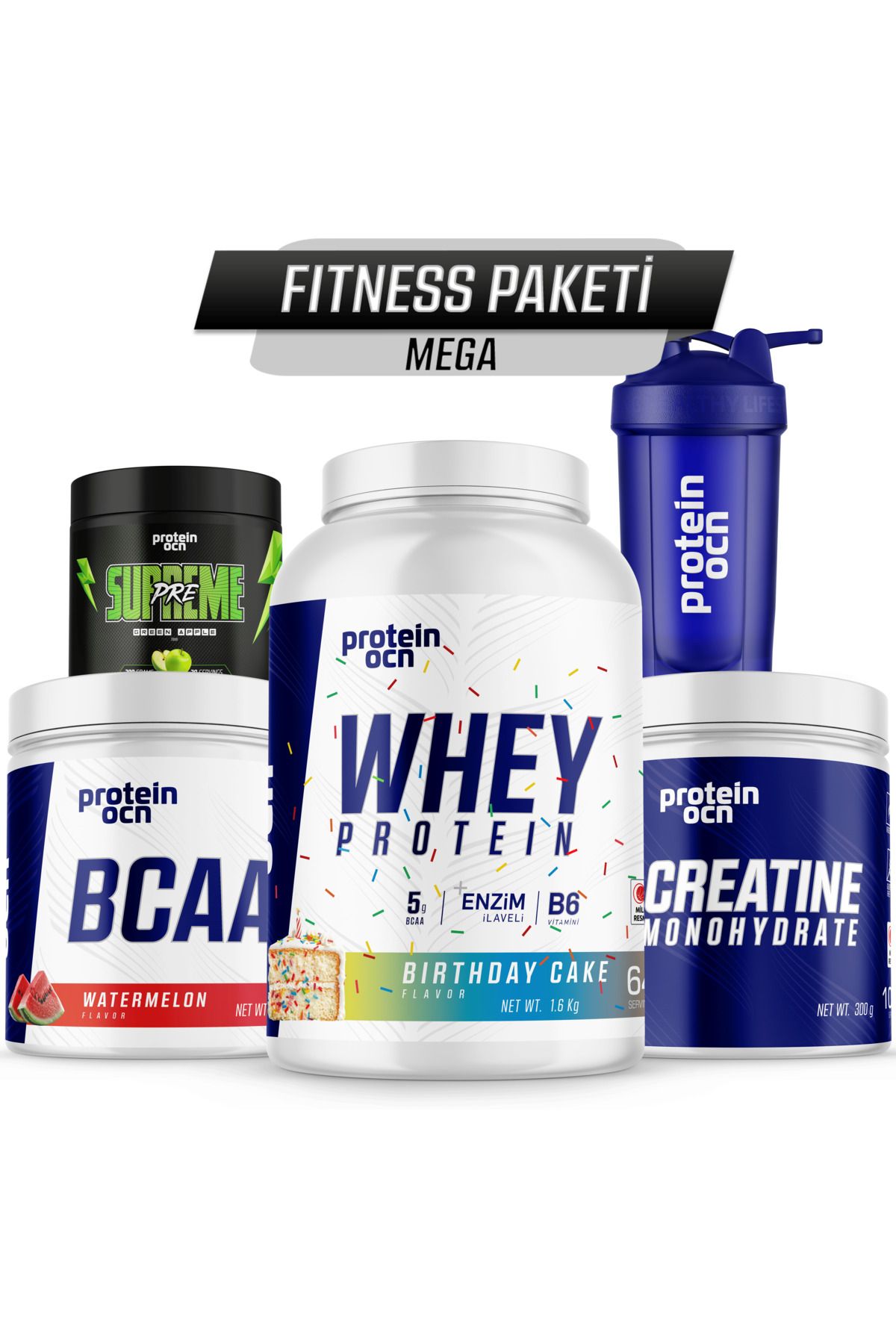 Proteinocean Fıtness Paketi Mega - Birthday Cake Karpuz