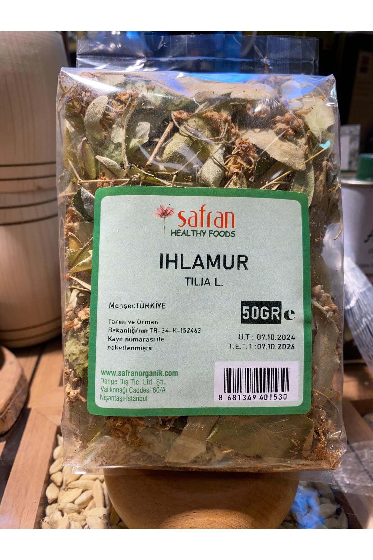 Safran Yaprak Ihlamur 50Gr