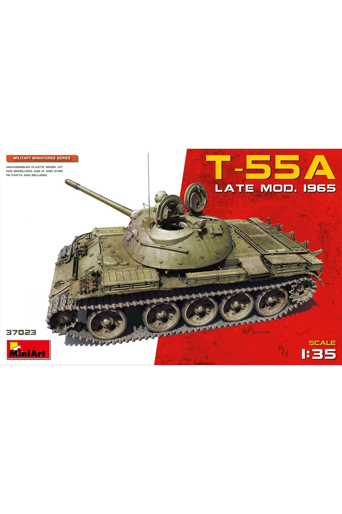 ماکت مردانه و زنانه 1:35 T 55A آخرین مدل 1965 MiniArt