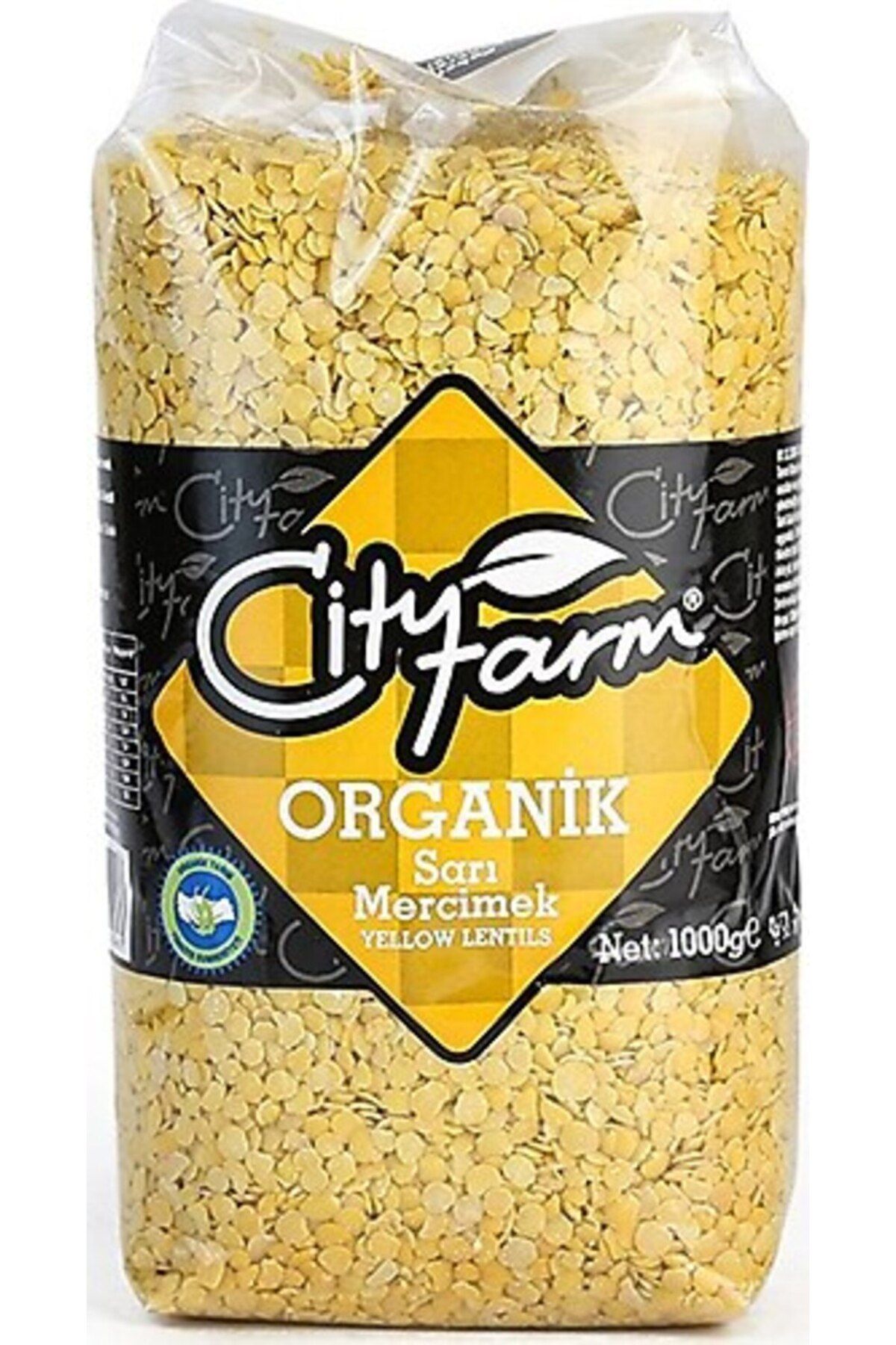 City Farm Organik Sarı Mercimek 1 kg