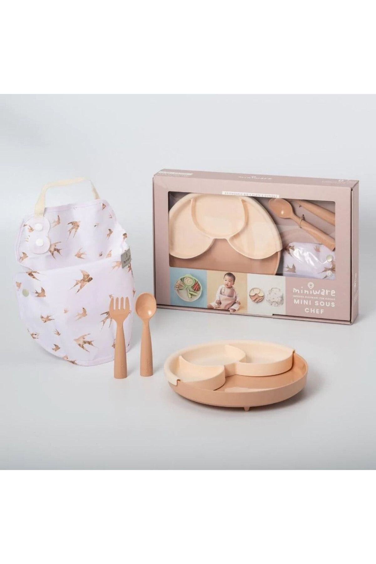 Miniware Set Diversificare Miniware Mini Sous Chef 100% Din Materiale Naturale Biodegradabile, 6 Piese - One Size