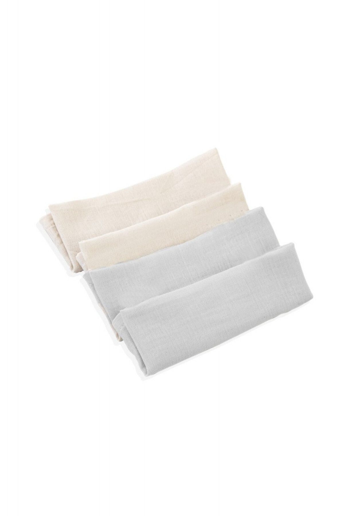 Babyjem Set 4 Prosopele Din Muselina, Babyjem, 25x25 Cm (culoare: Gri) - One Size