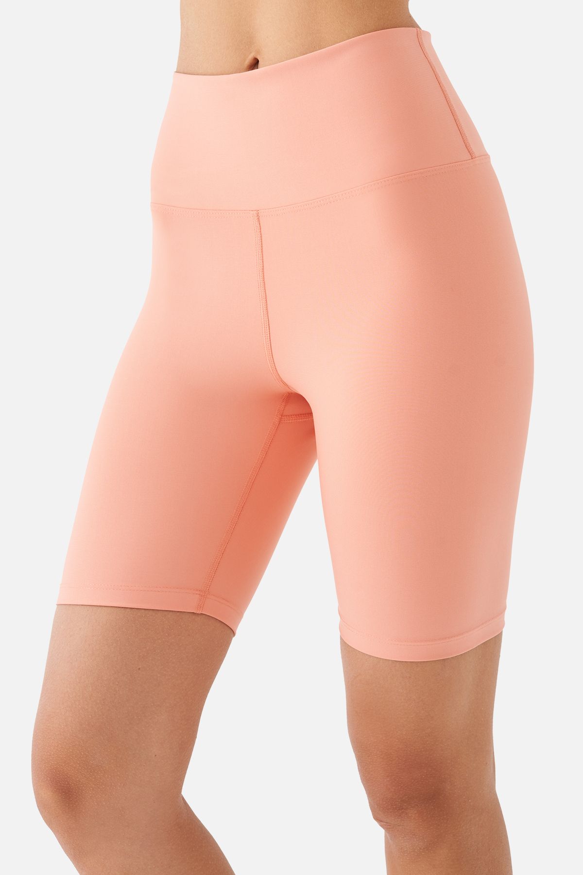 Superstacy-Violet Biker Peach Sports Leggings 5