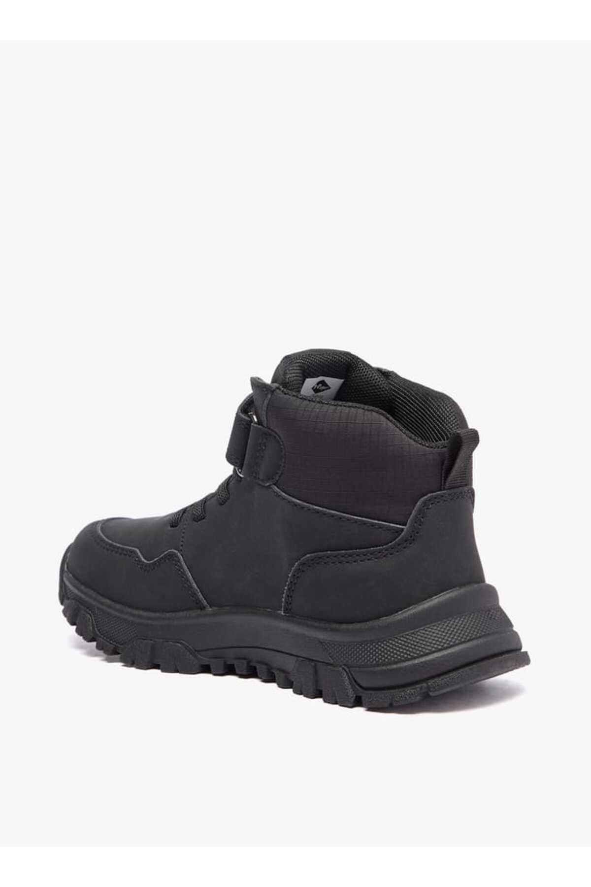 Lee Cooper-Boy's Panelled Boots with Hook and Loop Closure 2