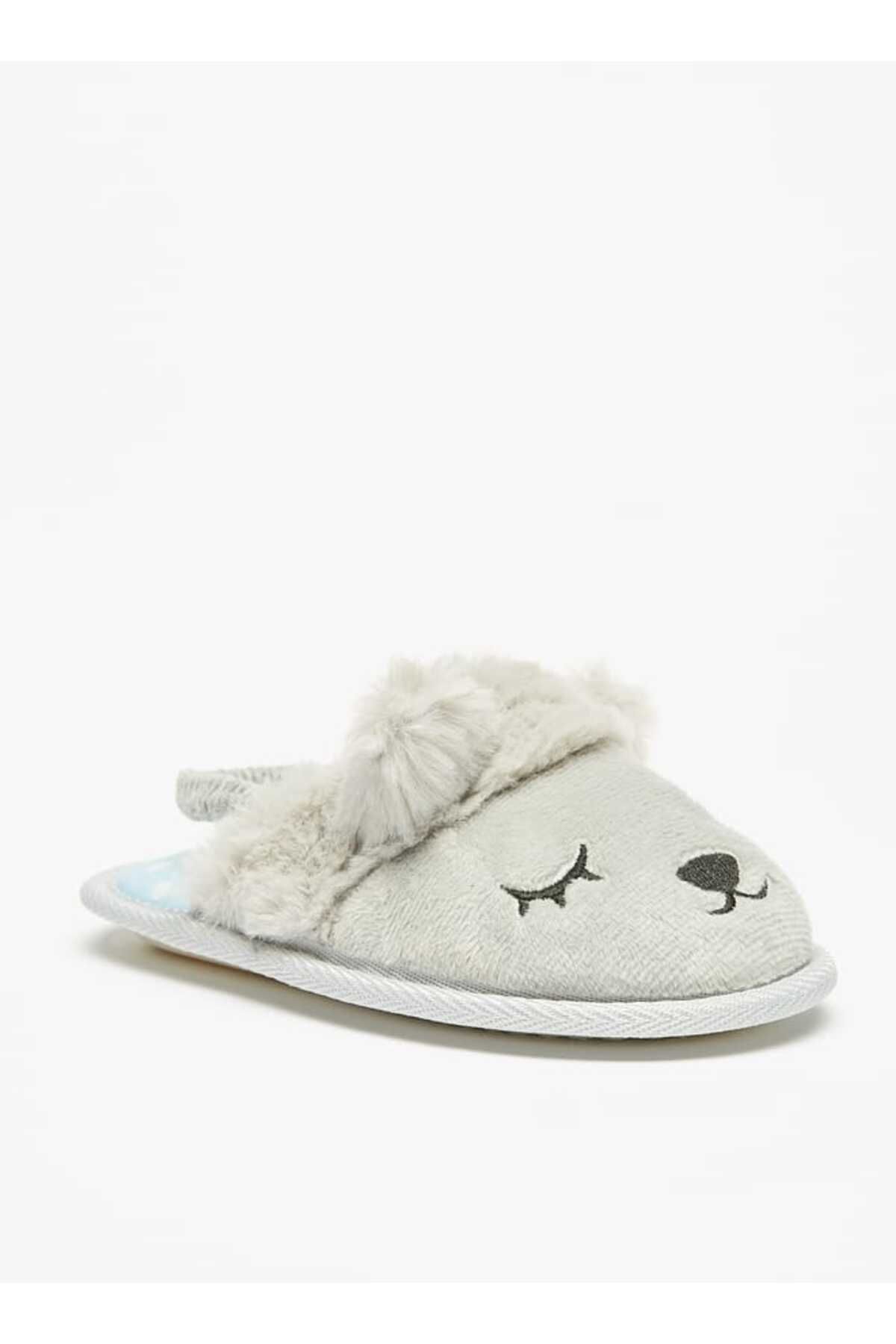 COZY-Animal Face Embroidered Slingback Bedroom Mules 1