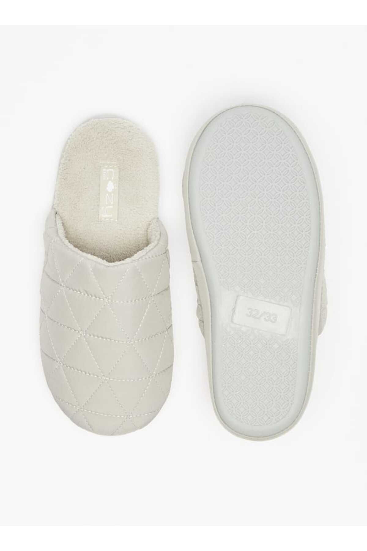 COZY-Quilted Slip-On Bedroom Mules 5