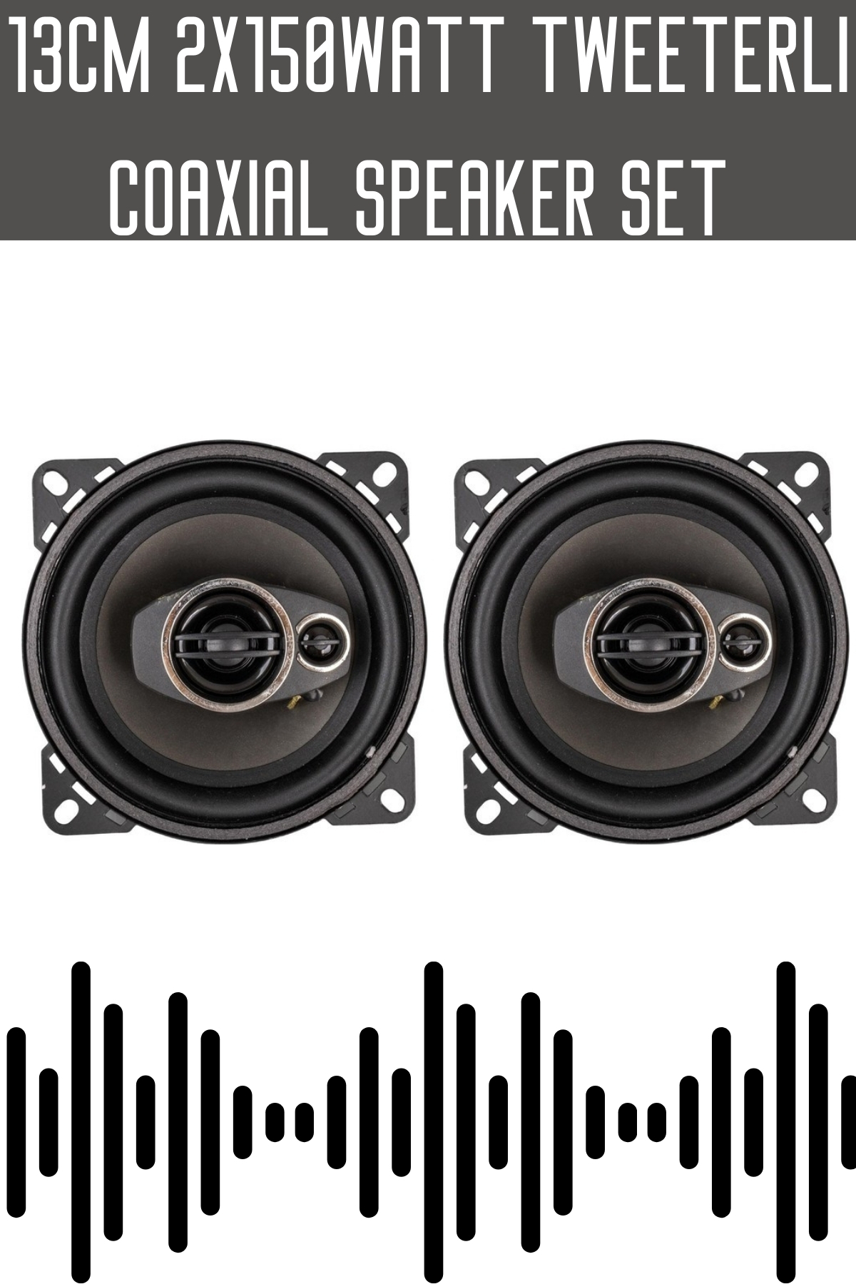 Rose RST-130 13CM TWEETERLI COAXIAL 2x150WATT YUVARLAK TAKIM