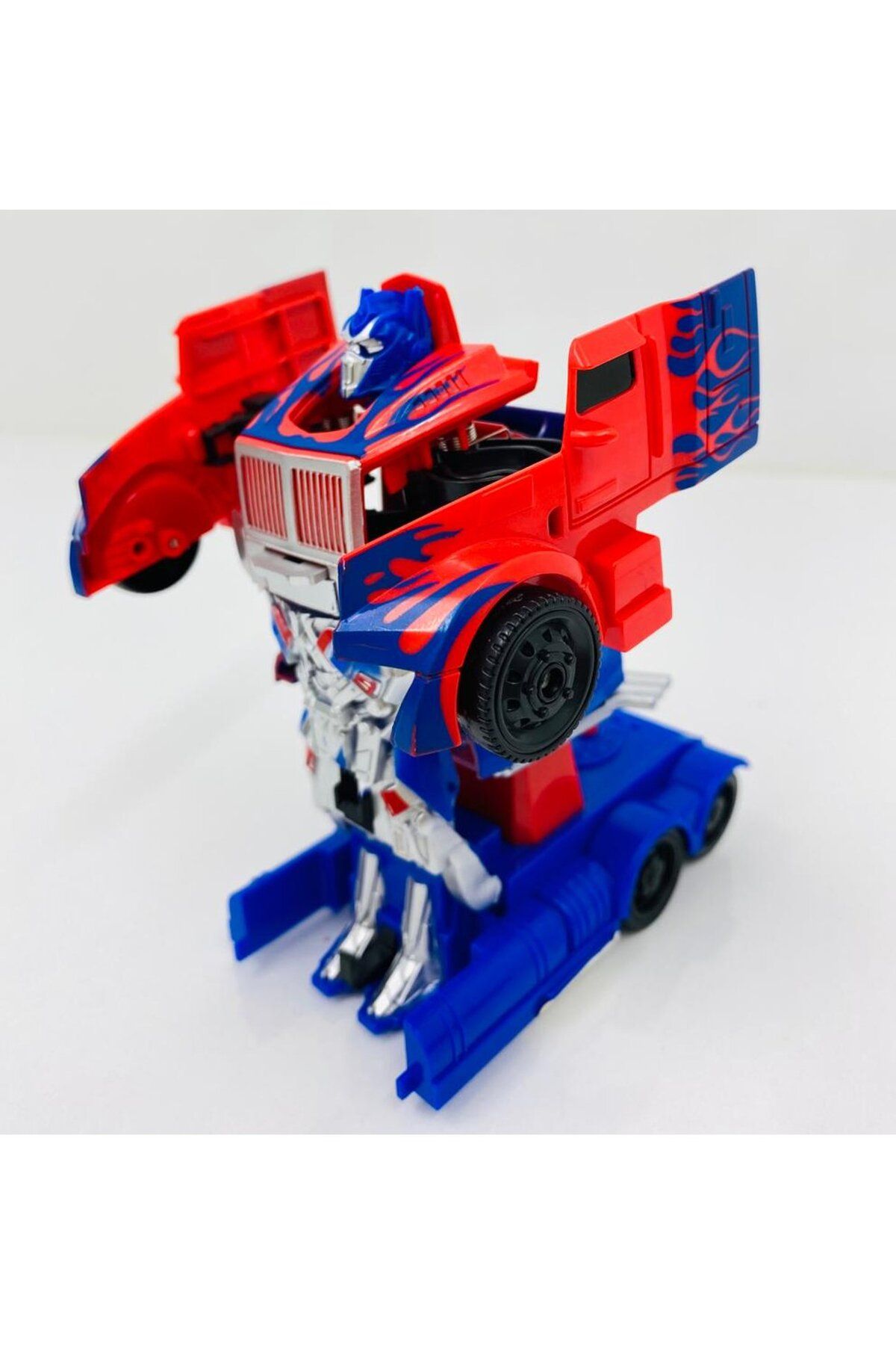 SmartFox-Optimus Prime Robot Transforming Pull and Drop Car Toy - Truck 3