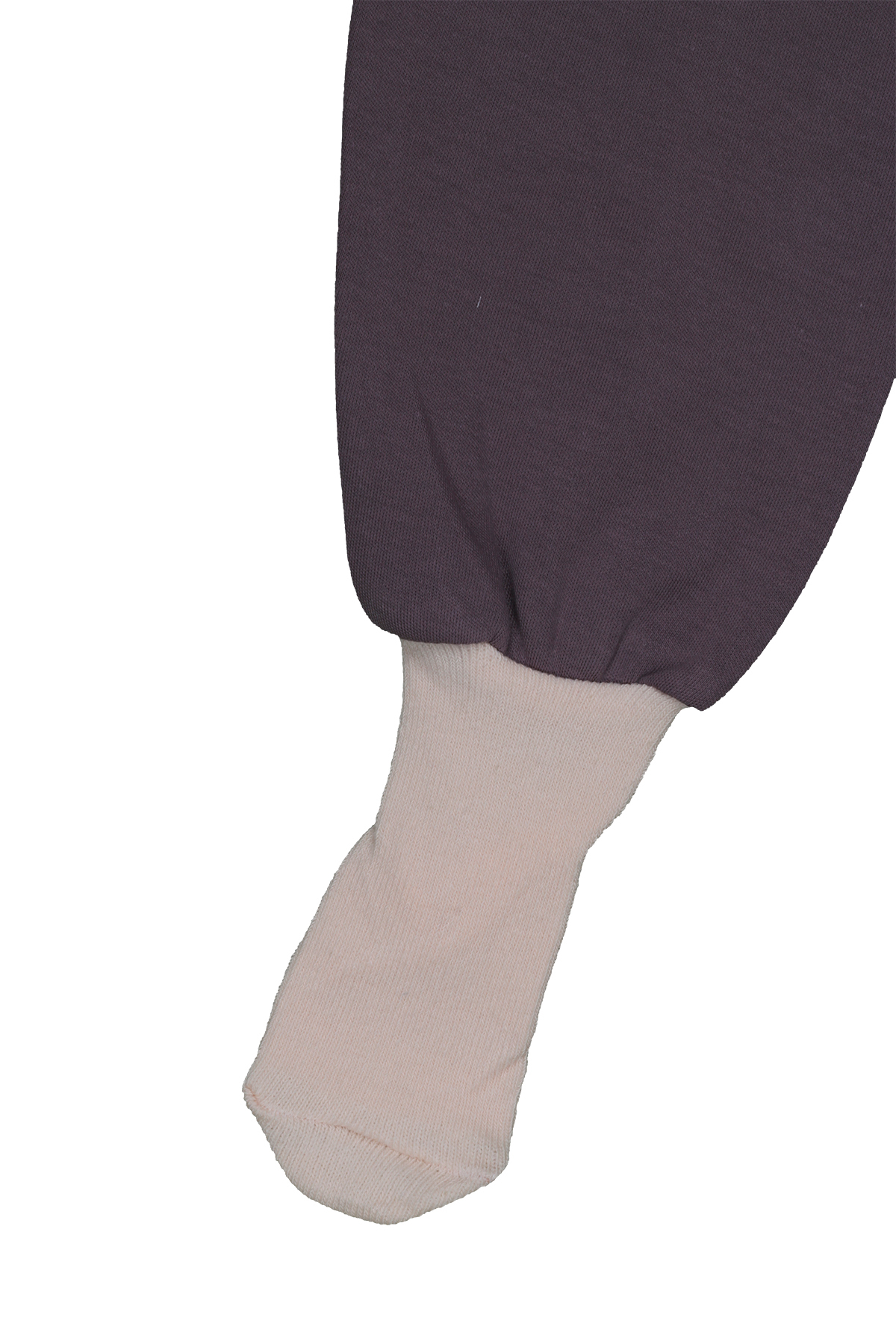 Melekpare Bebek Patikli Pantolon Kendinden Çoraplı Alt Pijama Mevsimlik %100 Organik Pamuk 2'li Set fotoğrafı 7 (önizleme)