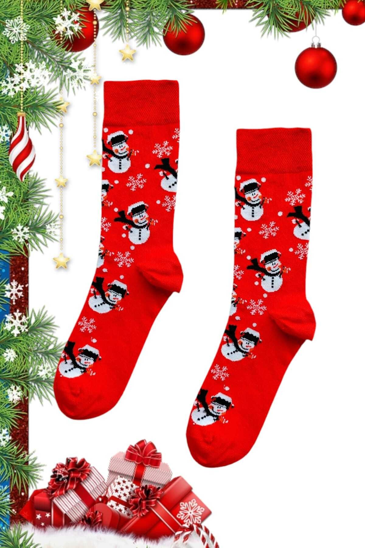 ZEYZEY MONKEY-New Year's Themed New Year's Socks Set in a Special Gift Box of 5 3