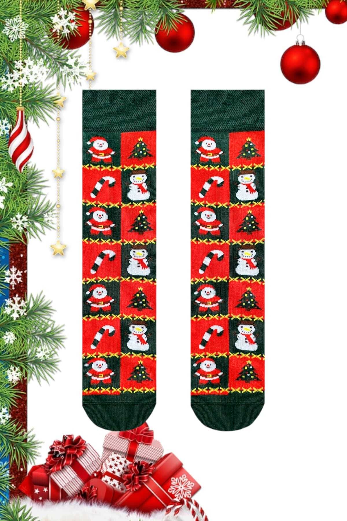 ZEYZEY MONKEY-New Year's Themed New Year's Socks Set in a Special Gift Box of 5 6