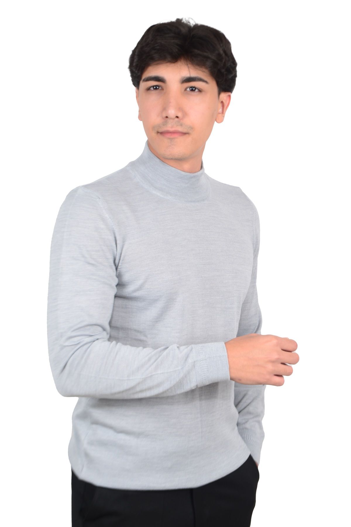 Cengiz İnler-Men's Half Fisherman Knitwear 4