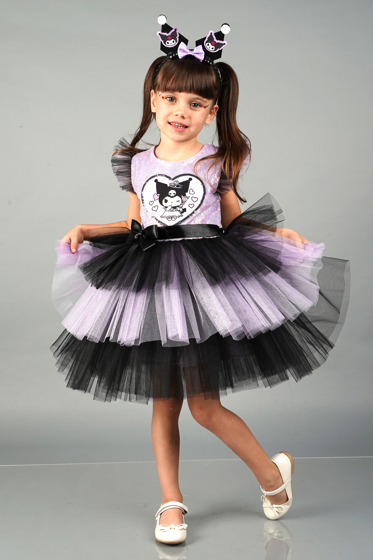 Mixie Kuromi Taçlı Doğum Günü Parti Abiye Elbise fotoğrafı 2 (önizleme)