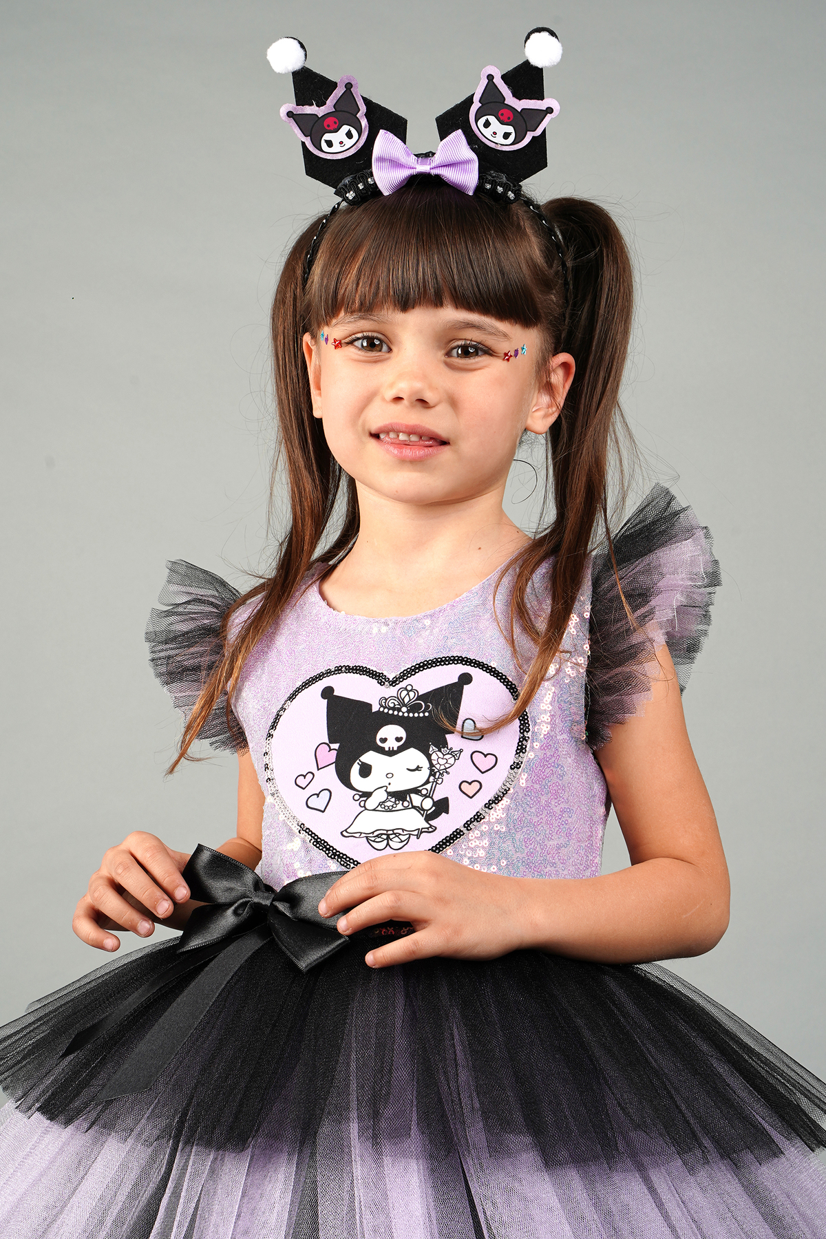 Mixie Kuromi Taçlı Doğum Günü Parti Abiye Elbise fotoğrafı 6 (önizleme)