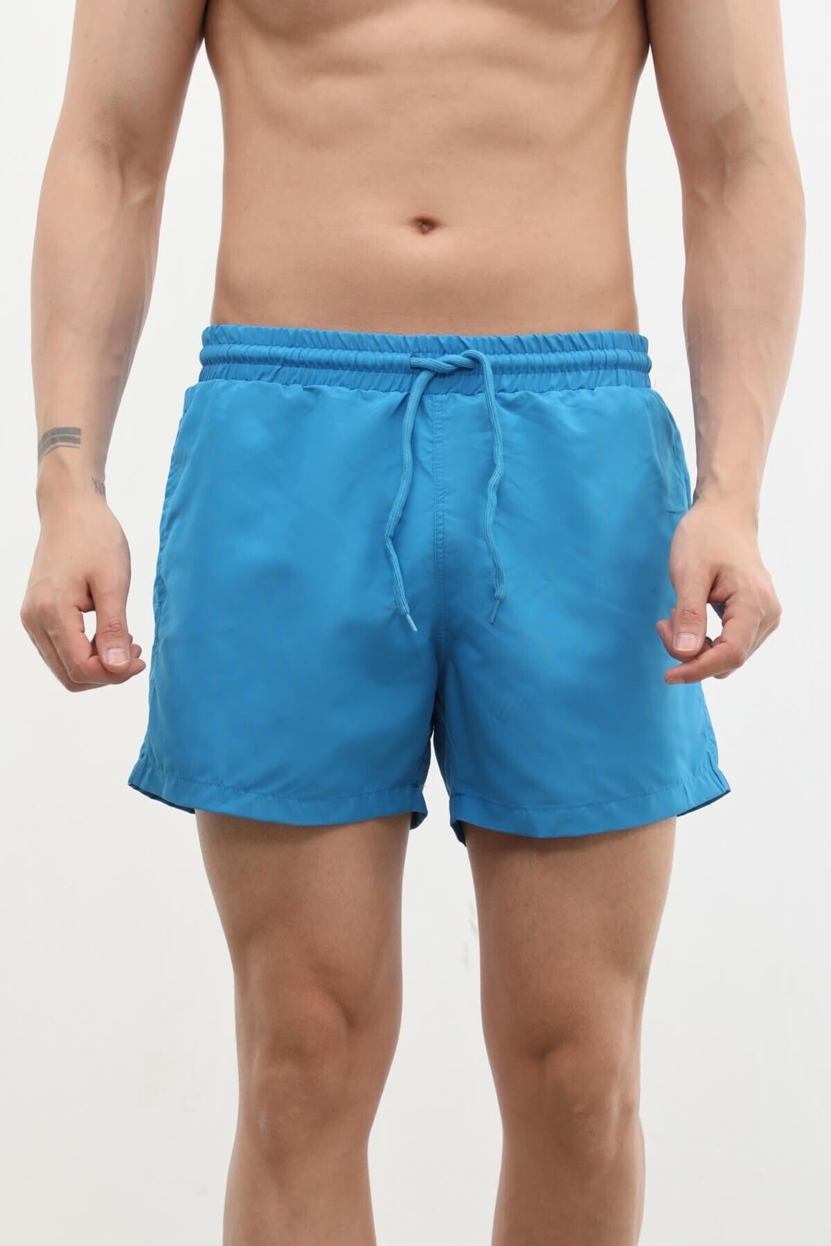 MARKAPIA-Men's Thin Swim Shorts - Pockets and Mesh 4