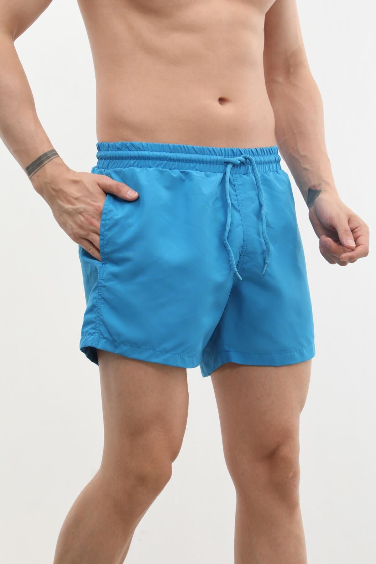 MARKAPIA-Men's Thin Swim Shorts - Pockets and Mesh 5