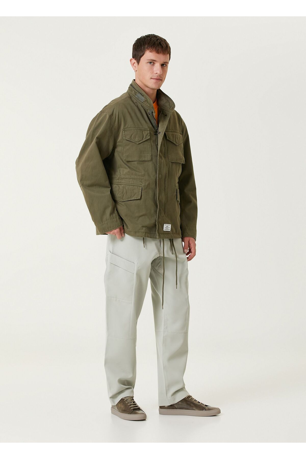 Alpha Industries-L Size m 65 Mod Field Khaki Coat 2