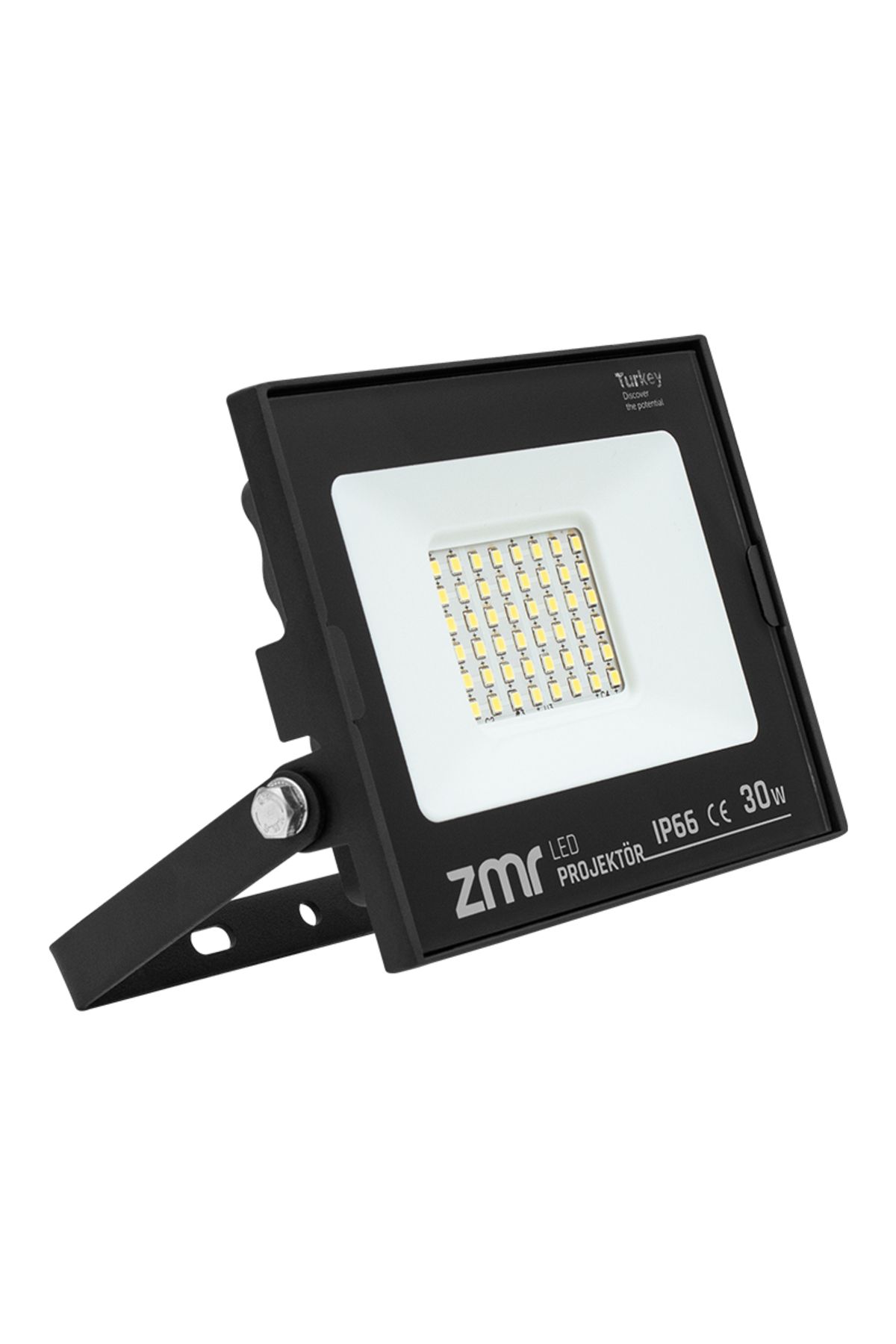 Afrodit Giyim 30 WATT - 220 VOLT 6500K IP66 150* IŞIK AÇISI SİYAH SLİM KASA LED PROJEKTÖR (4767)