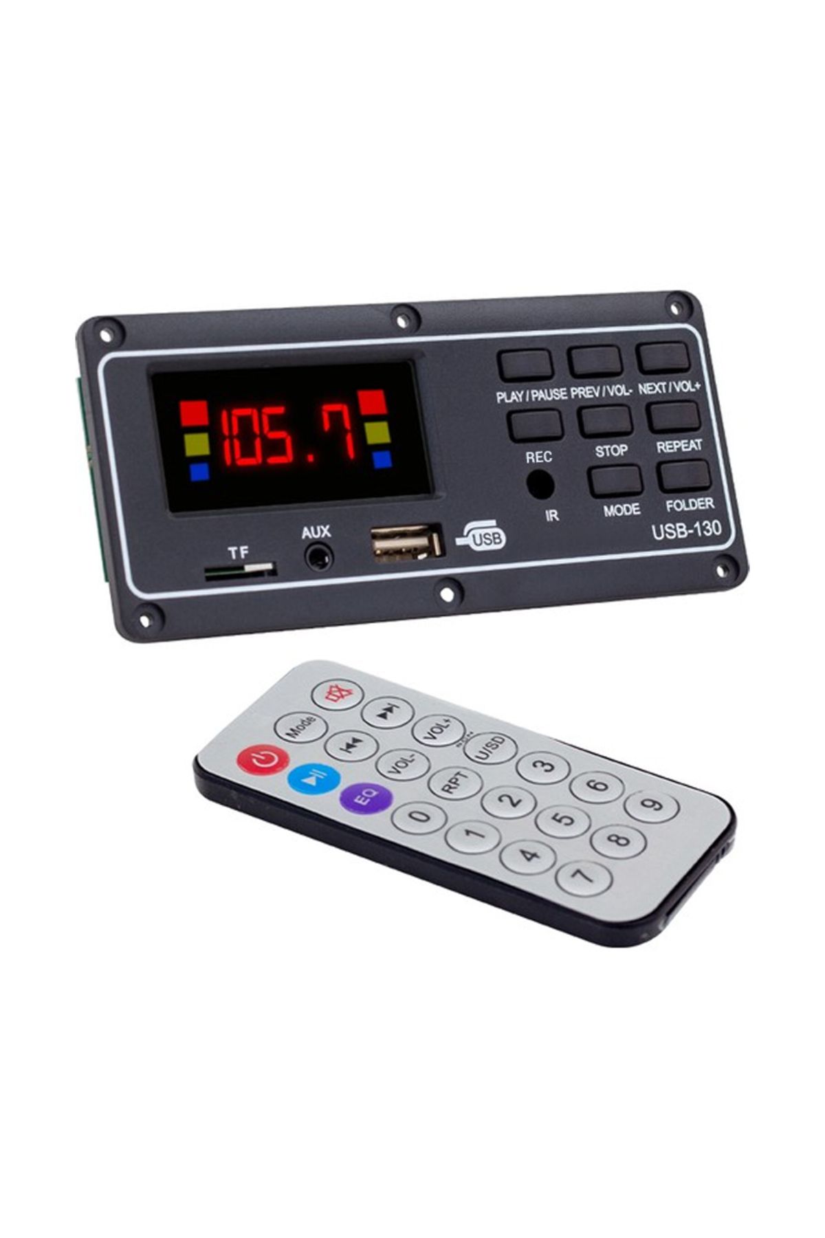 Albayrak MAGICVOICE MV-15949 USB-130 USB/SD/MIC/AUX/BLUETOOTH KUMANDALI EKRANLI OTO TEYP ÇEVİRİCİ DİJİTAL PLA