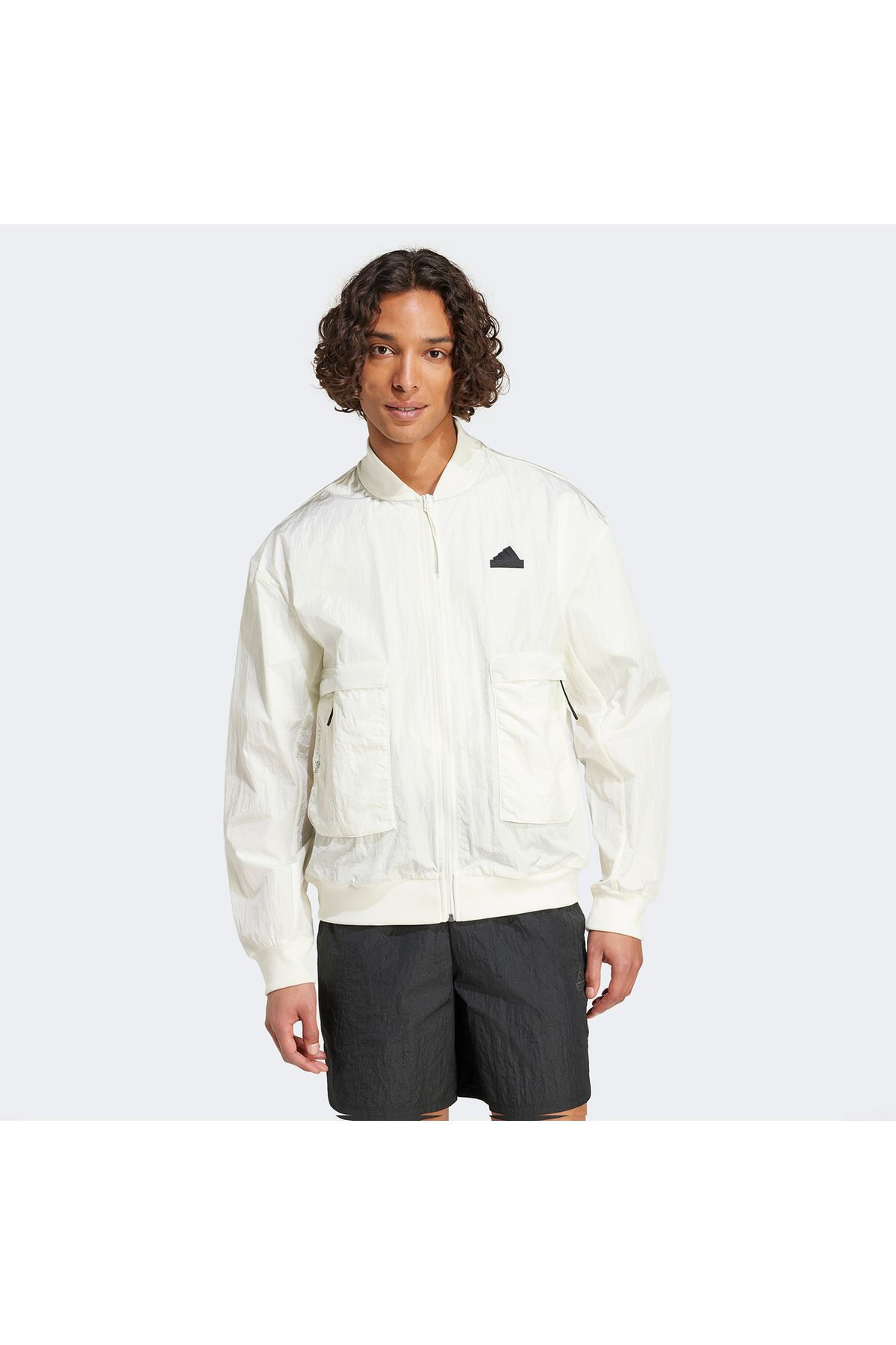 adidas-M Ce Q3 Pr Bjkt Men's White Jacket 1